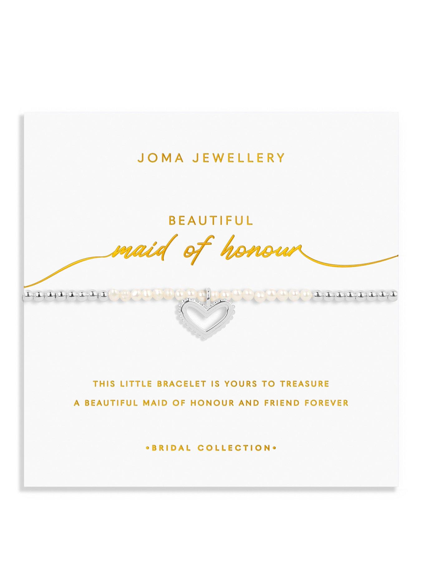 Image 1 of 5 of Joma Jewellery BRIDAL PEARL BRACELET , MAID OF HONOUR , Silver , Bracelet , 17.5cm stretch