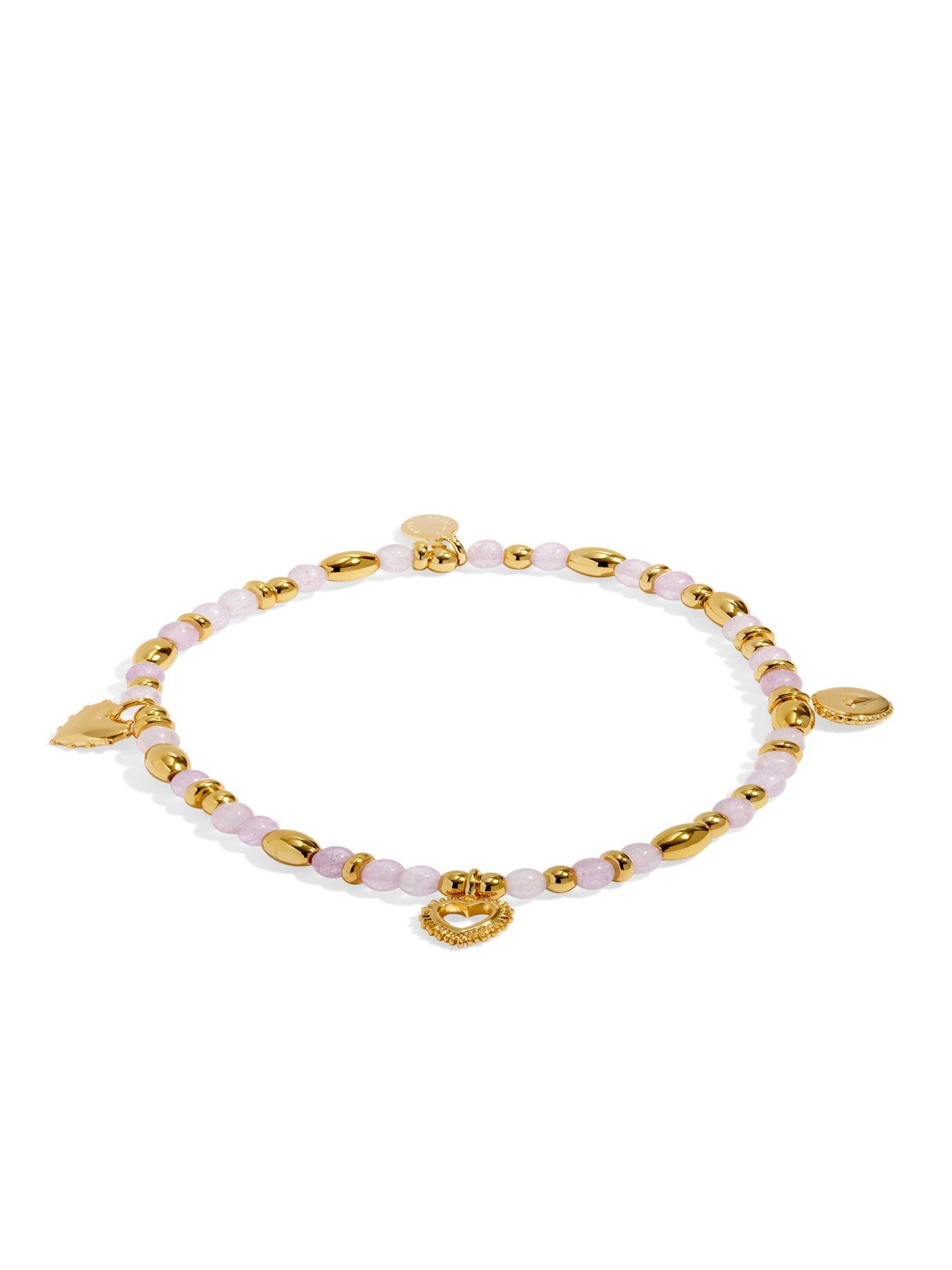 Image 3 of 7 of Joma Jewellery AFFIRMATION CARD , LOVE , Gold Plated , Bracelet , 17.5cm stretch