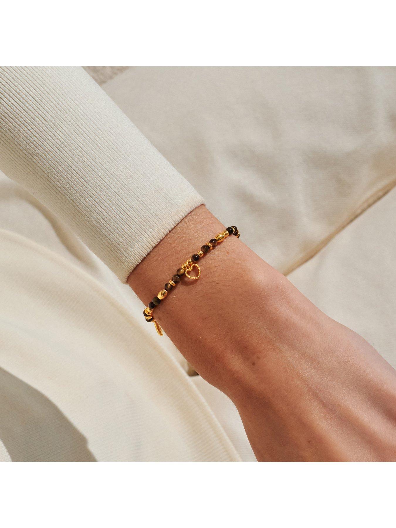 Image 2 of 7 of Joma Jewellery AFFIRMATION CARD , STRENGTH , Gold Plated , Bracelet , 17.5cm stretch