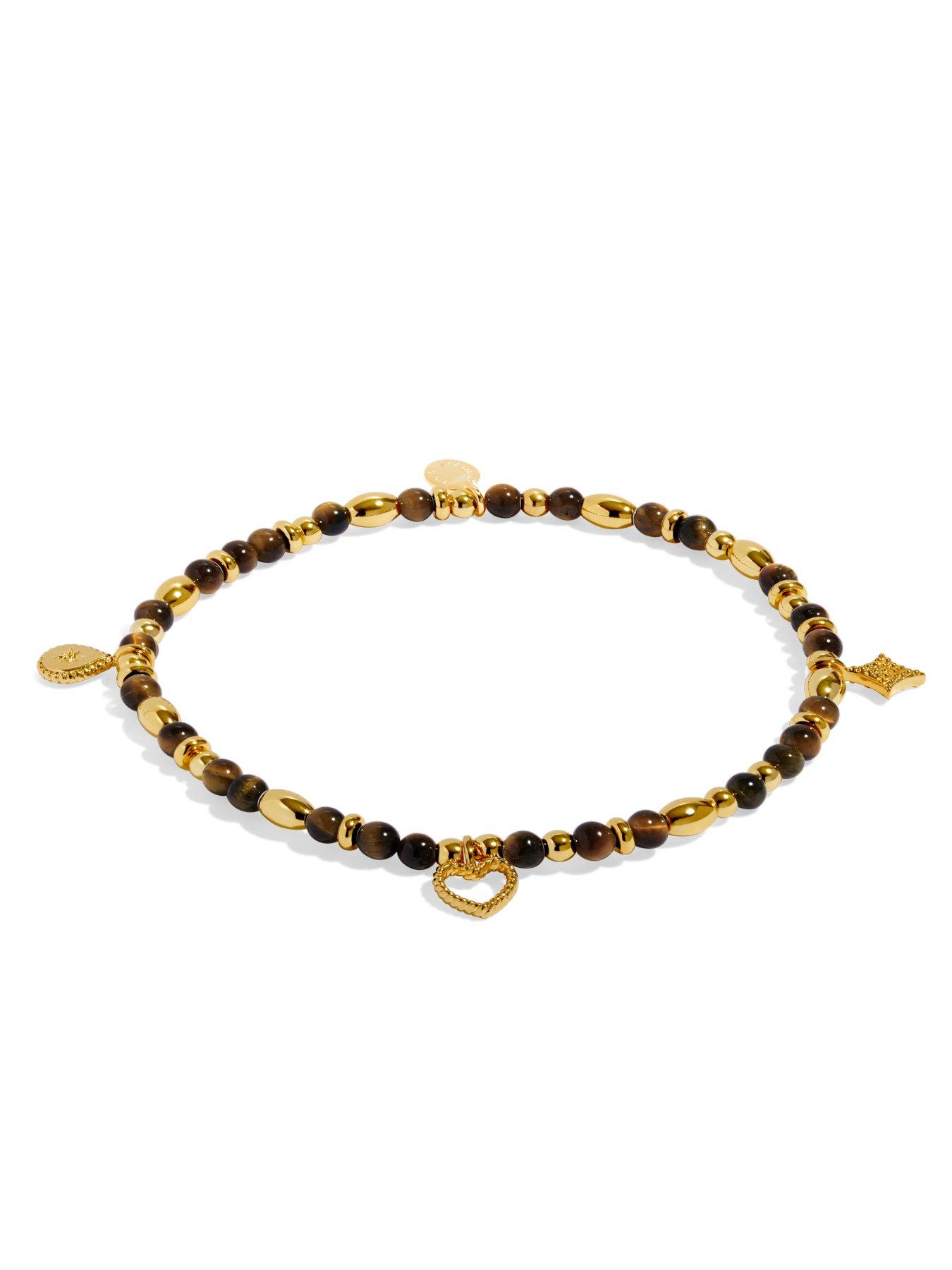 Image 3 of 7 of Joma Jewellery AFFIRMATION CARD , STRENGTH , Gold Plated , Bracelet , 17.5cm stretch
