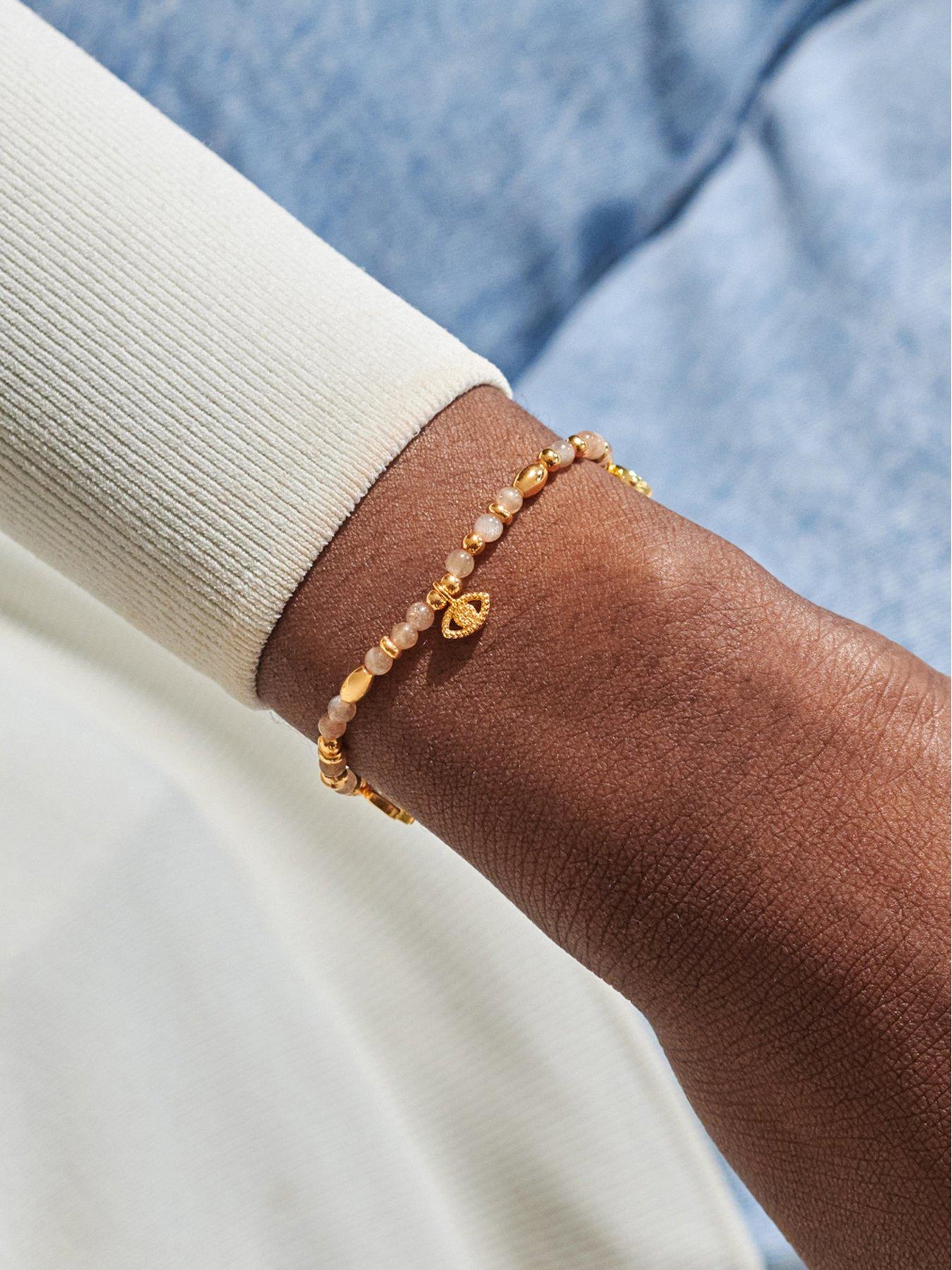 Image 2 of 7 of Joma Jewellery AFFIRMATION CARD , PROTECTION , Gold Plated , Bracelet , 17.5cm stretch