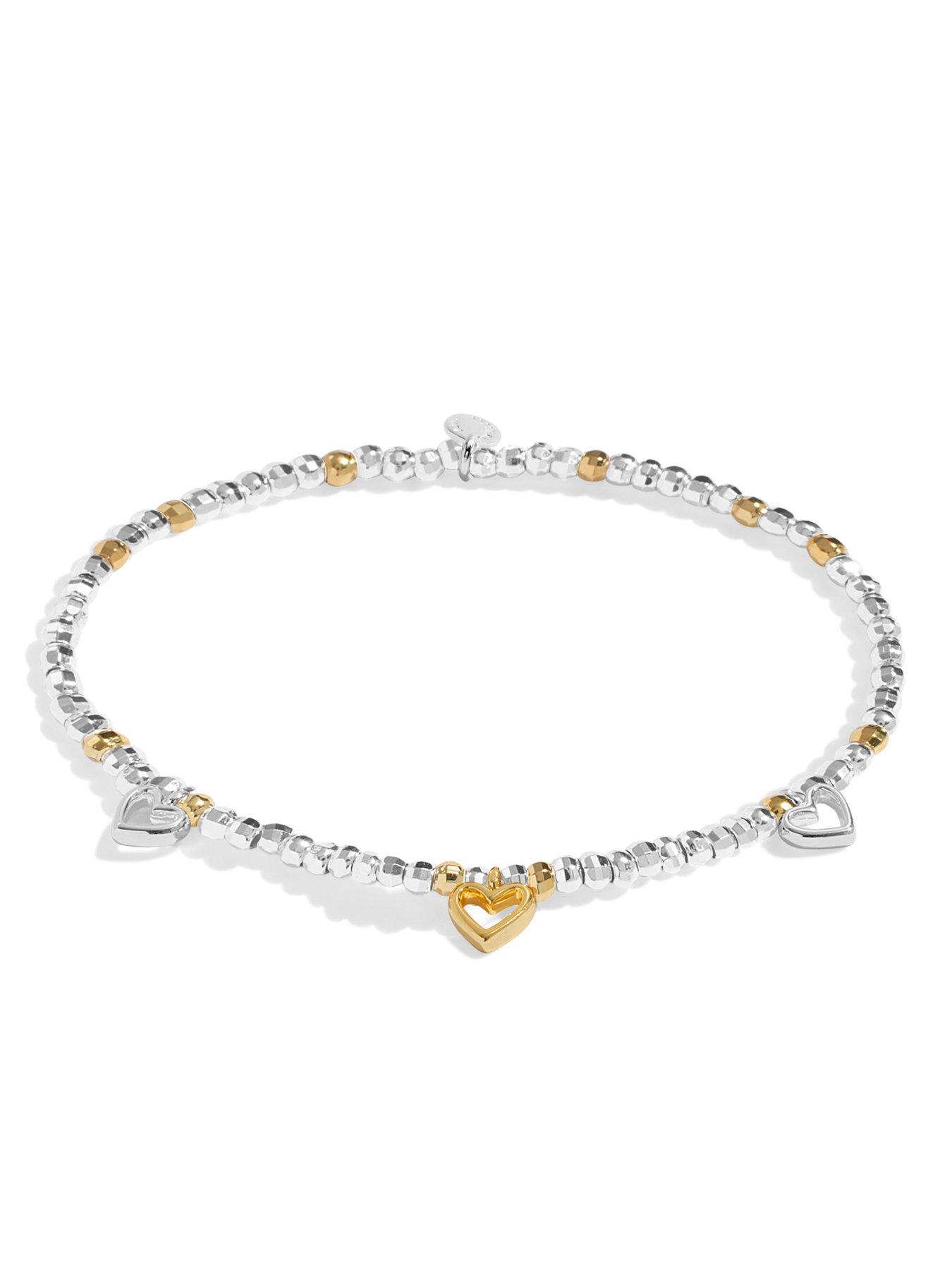Image 3 of 5 of Joma Jewellery SPARKLE CONFETTI A LITTLE , LOVELY DAUGHTER , Silver & Gold Plated , Bracelet , 17.5cm stretch