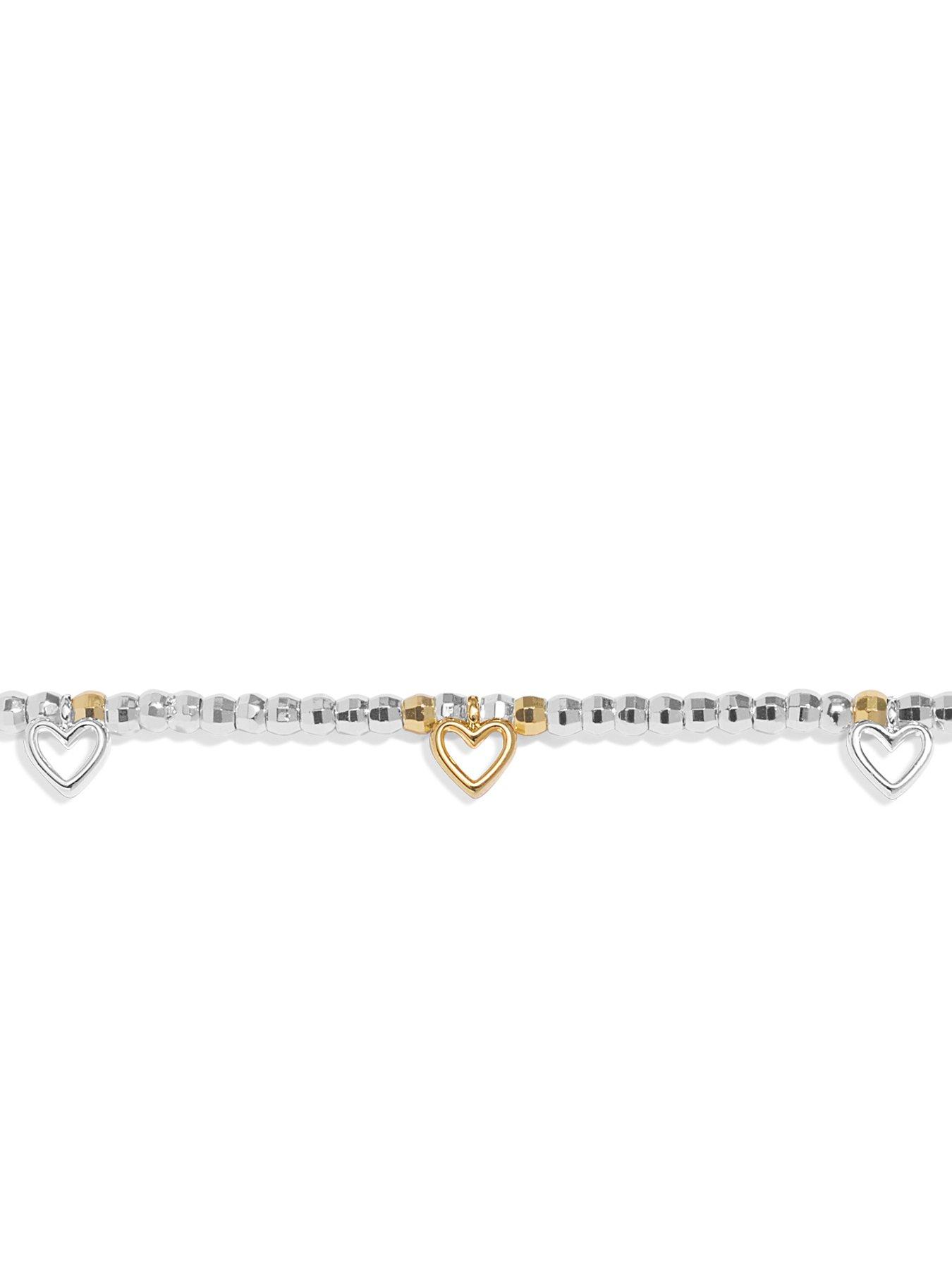 Image 4 of 5 of Joma Jewellery SPARKLE CONFETTI A LITTLE , LOVELY DAUGHTER , Silver & Gold Plated , Bracelet , 17.5cm stretch