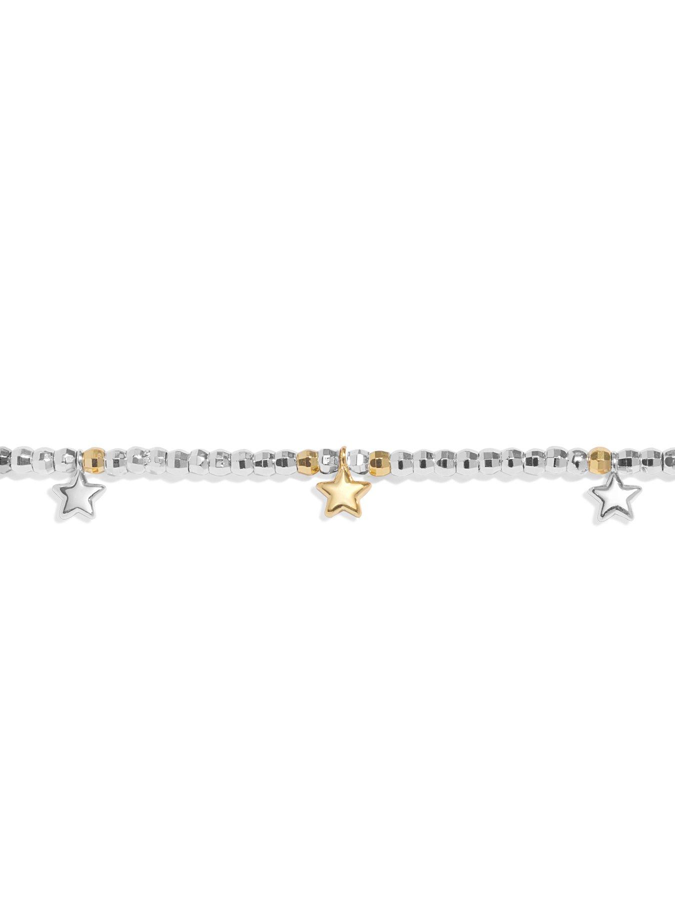 Image 4 of 5 of Joma Jewellery SPARKLE CONFETTI A LITTLE , CONGRATULATIONS , Silver & Gold Plated , Bracelet , 17.5cm stretch