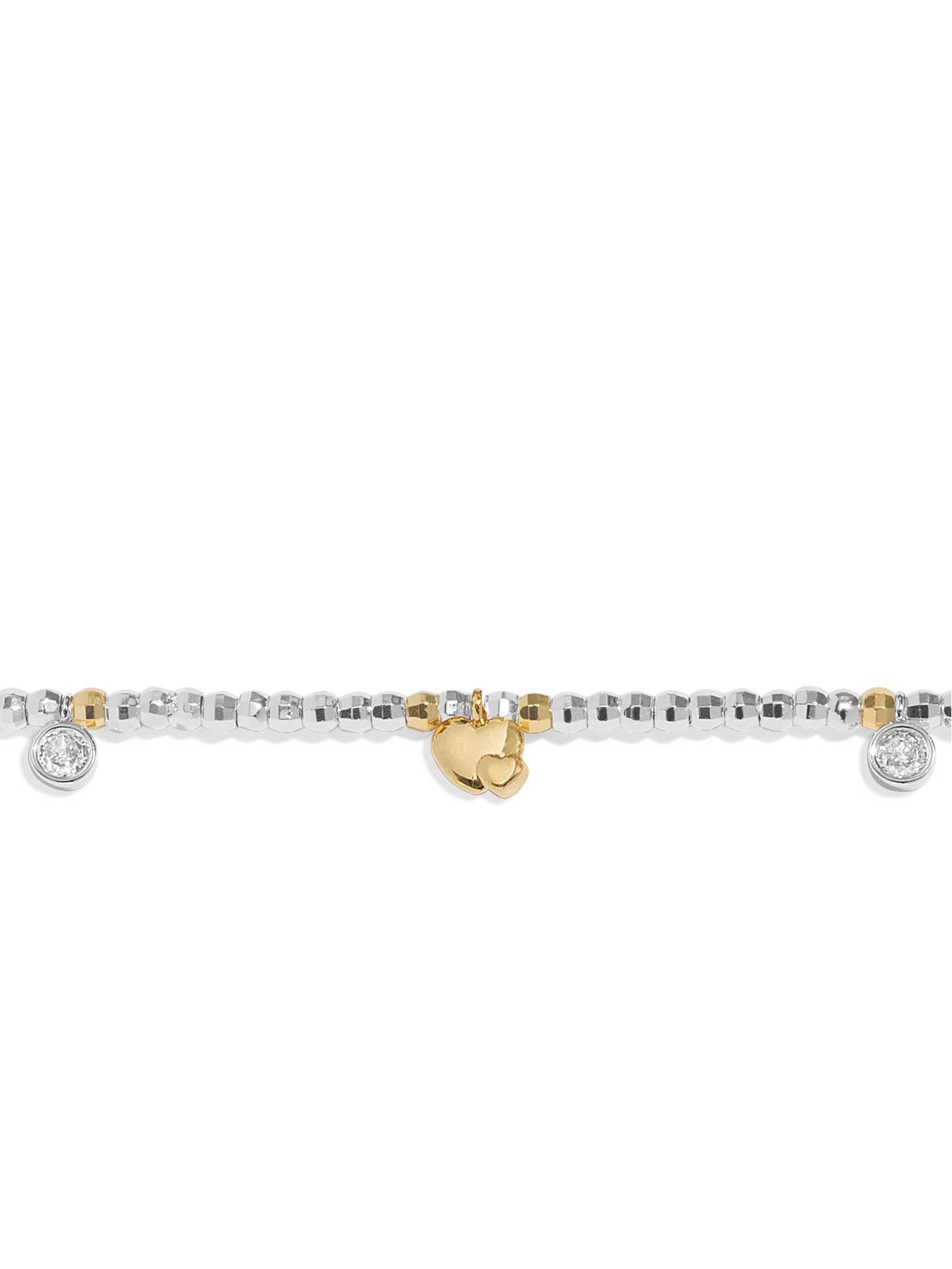 Image 4 of 5 of Joma Jewellery SPARKLE CONFETTI A LITTLE , MUMMY TO BE , Silver & Gold Plated , Bracelet , 17.5cm stretch