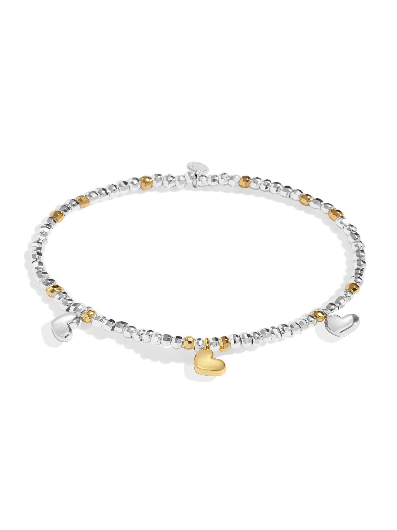 Image 3 of 5 of Joma Jewellery SPARKLE CONFETTI A LITTLE , WILL YOU BE MY BRIDESMAID , Silver & Gold Plated , Bracelet , 17.5cm stretch