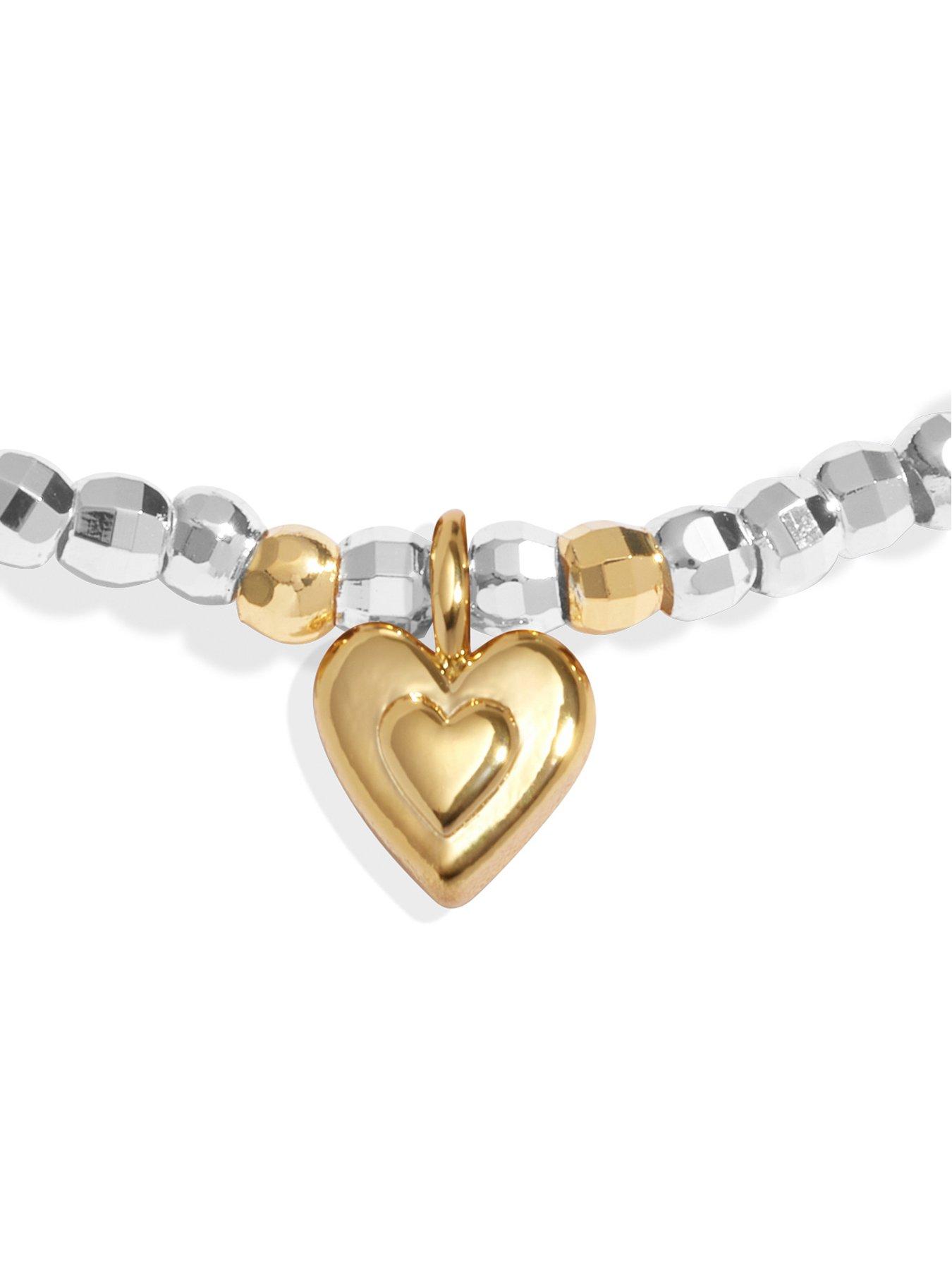 Image 4 of 5 of Joma Jewellery SPARKLE CONFETTI A LITTLE , BEAUTIFUL BRIDE , Silver & Gold Plated , Bracelet , 17.5cm stretch