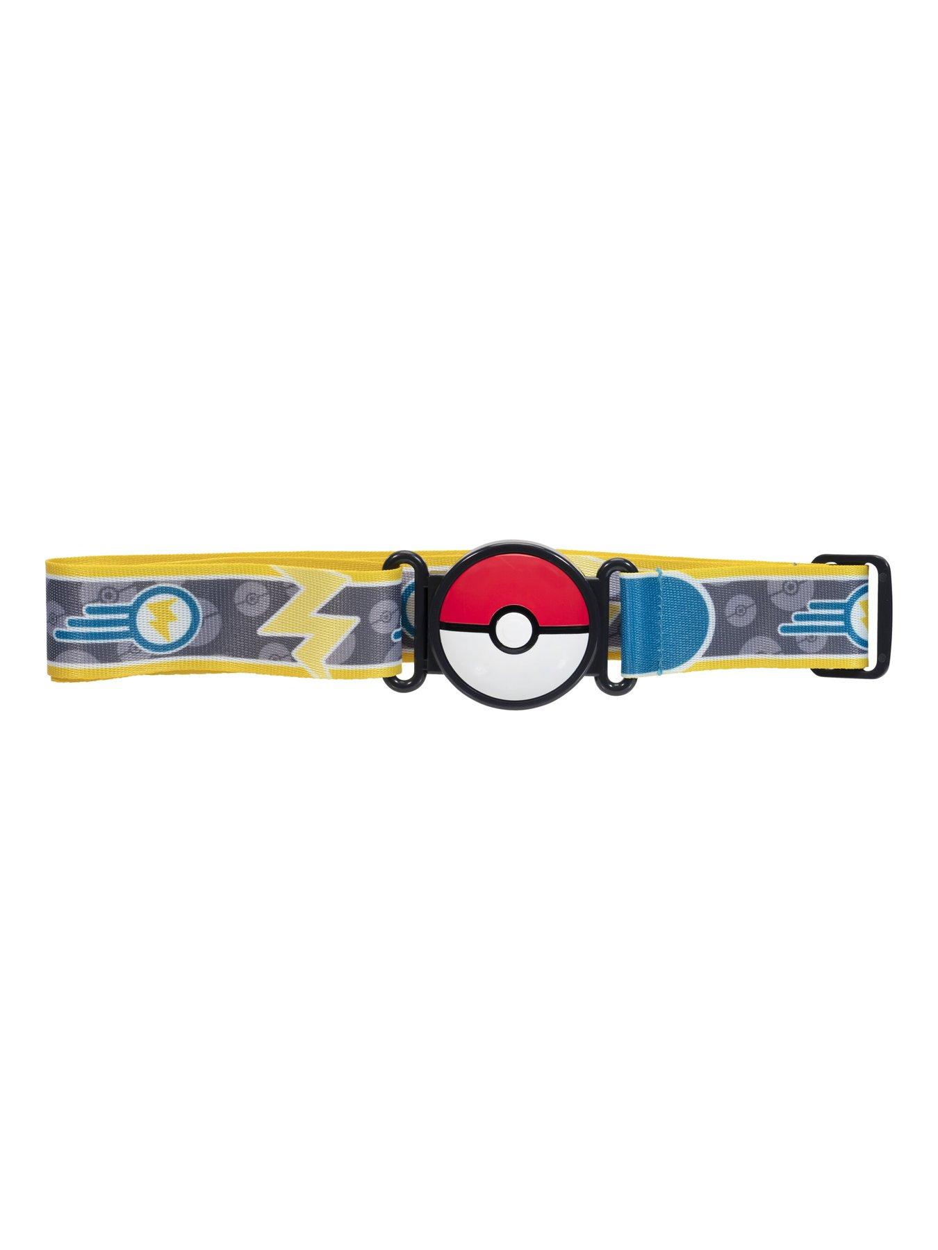 Image 4 of 8 of Pokemon Pikachu Clip 'N' Go Belt Set - Includes Themed Belt and 2-Inch Pikachu Battle Figure with Heal Ball and Quick Ball Accessories