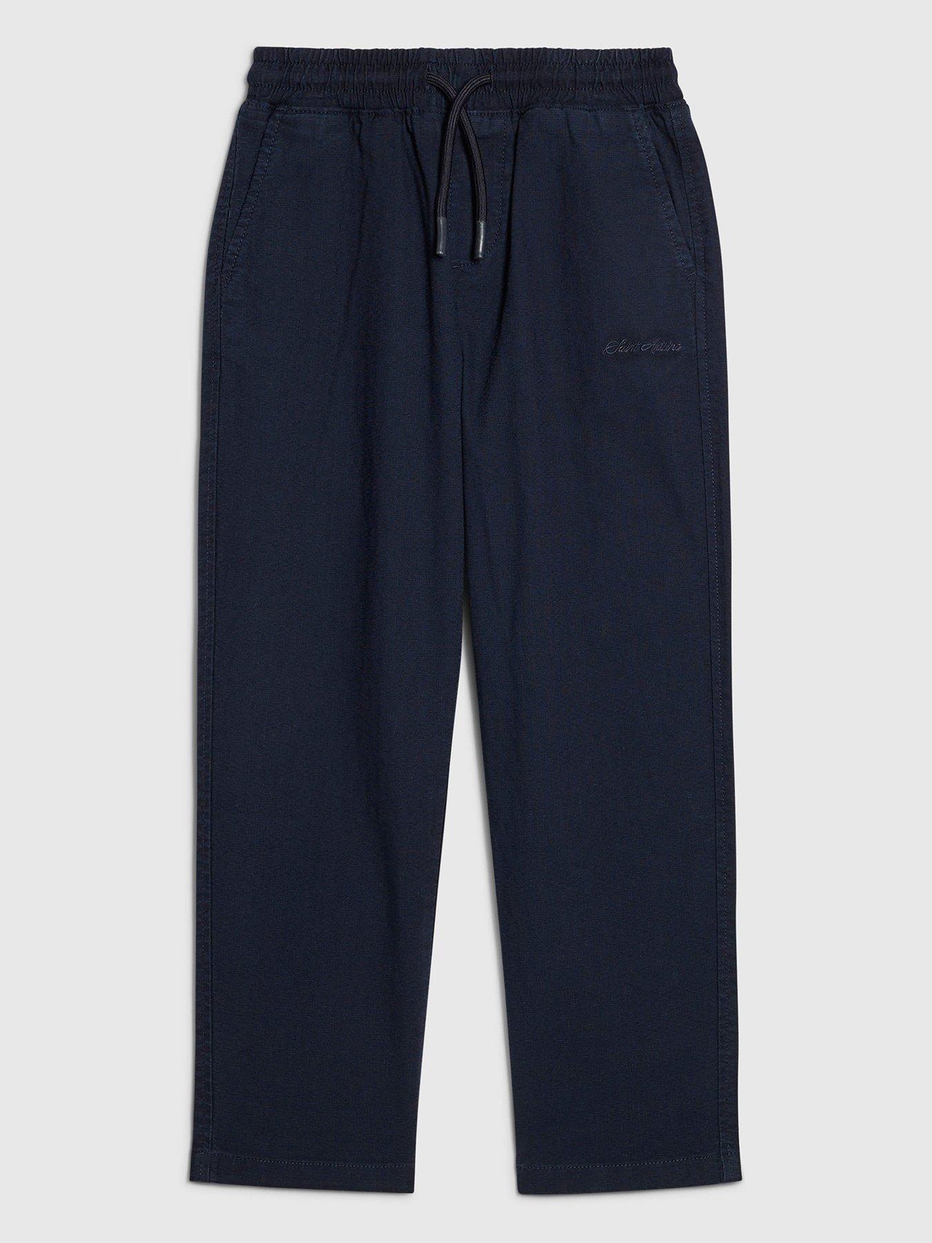 River Island Older Boys Pull On Trousers - Navy