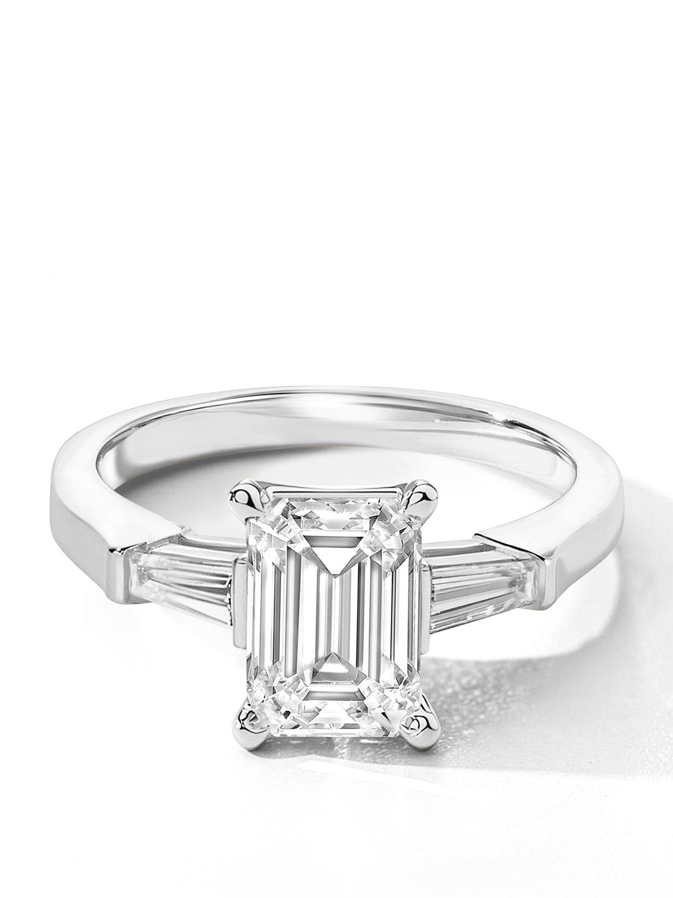 created-brilliance-elodie-9ct-white-gold-182ct-tw-emerald-cut-and-tapered-baguettes-lab-grown-diamond-engagement-ring