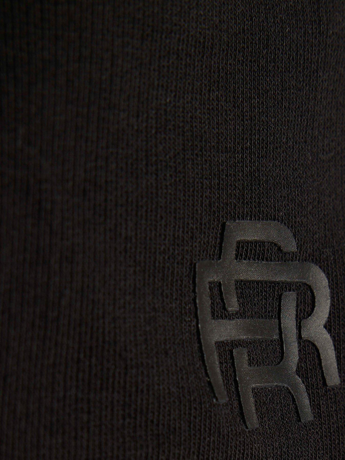  image of river-island-mini-boys-2-pack-shorts-set-black