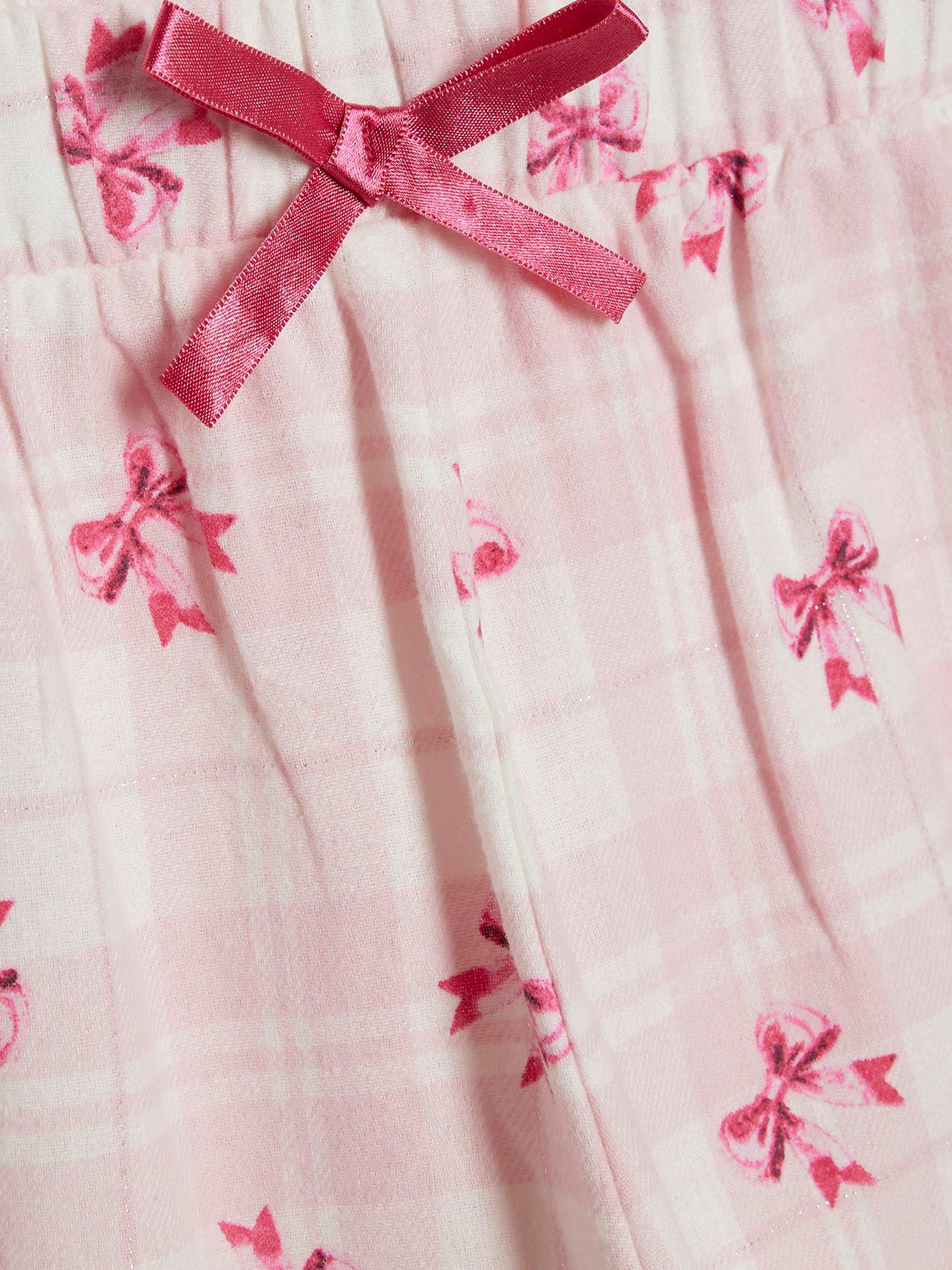 Image 3 of 4 of River Island Older Girls Puppy Pyjamas Set - Pink