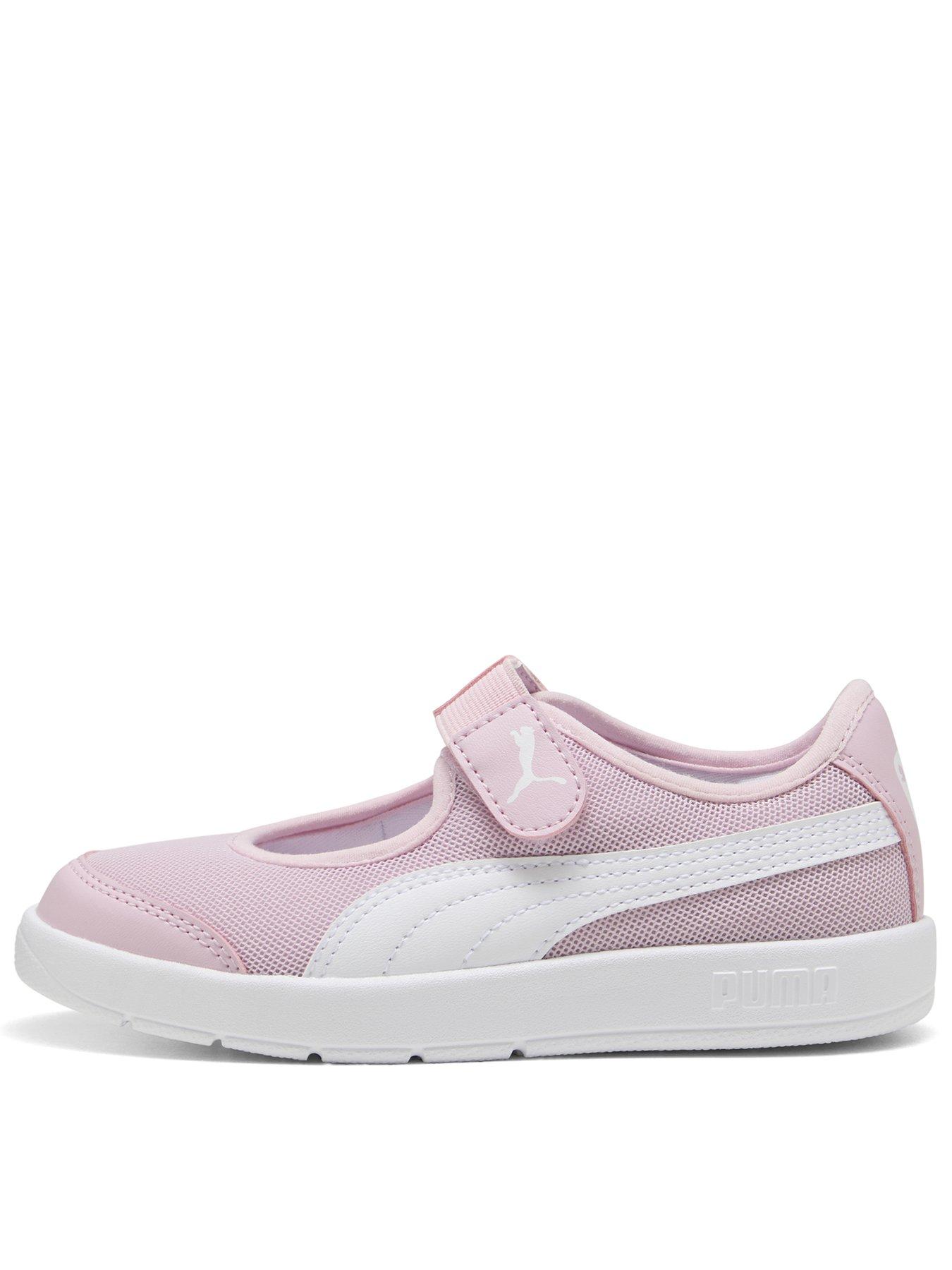 Puma Kids Courtflex V3 Lina V Trainers - Pink