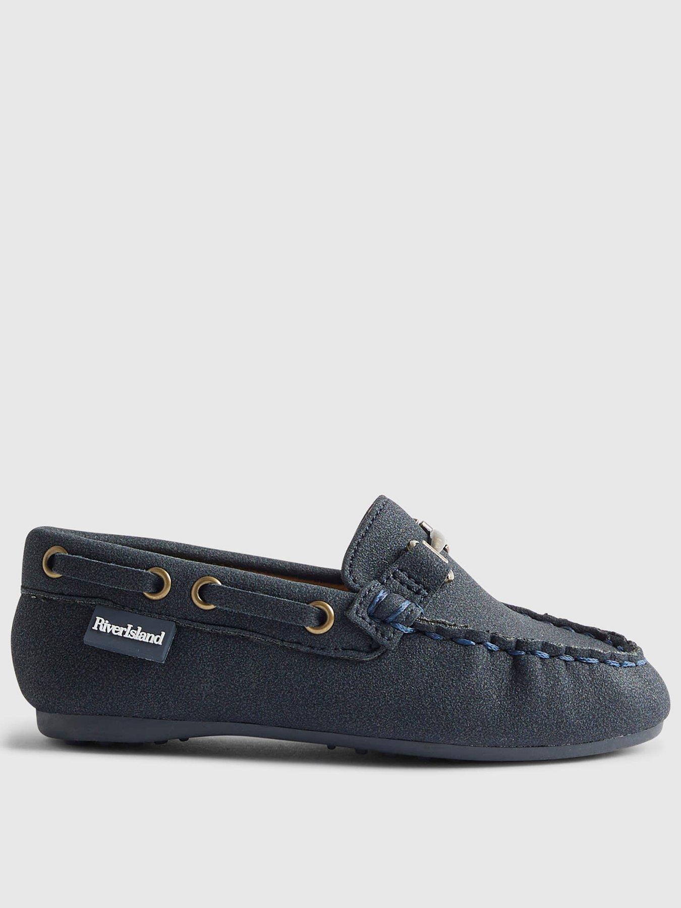 River Island Mini Boys Occasion Loafers - Navy