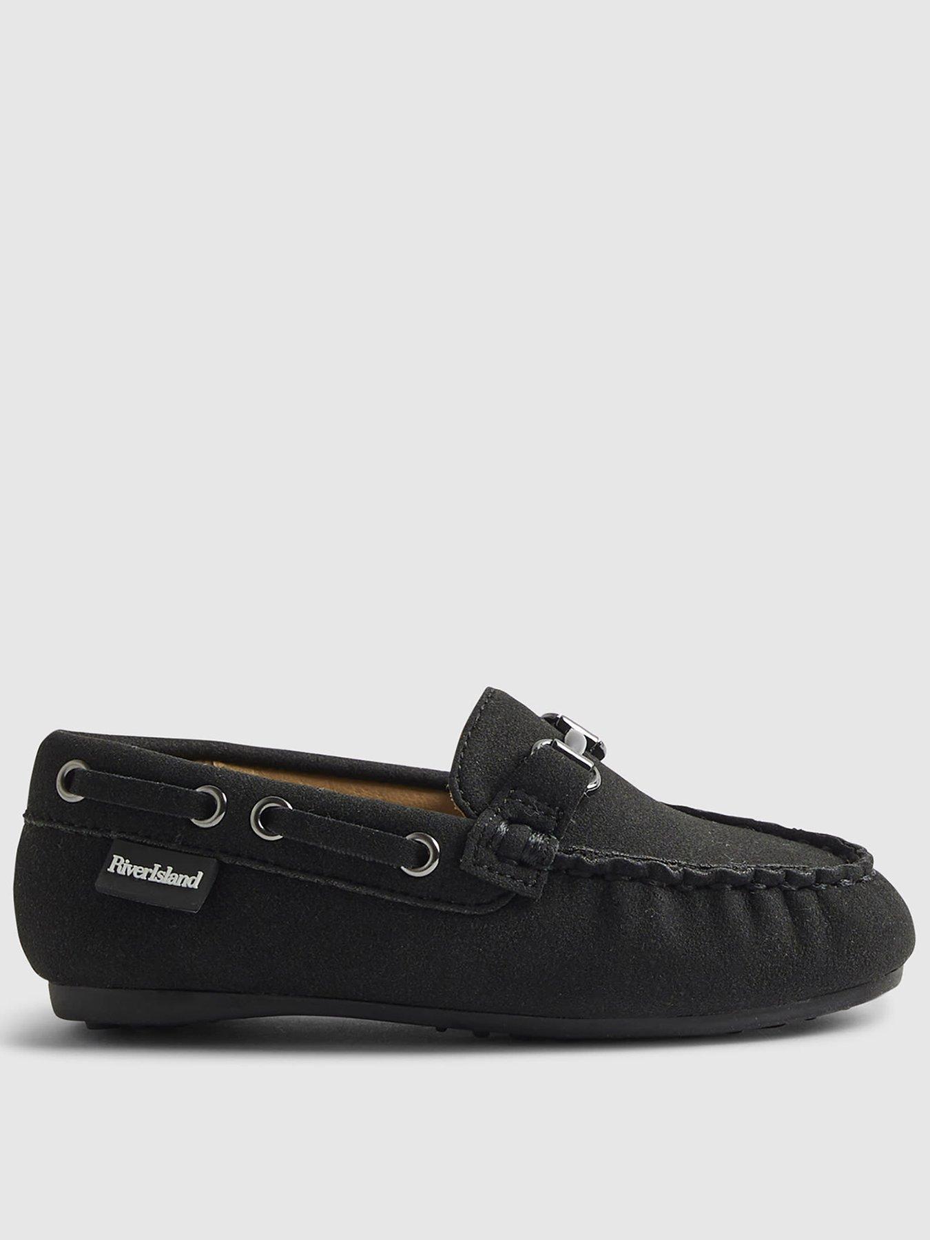 River Island Mini Boys Occasion Loafers - Black