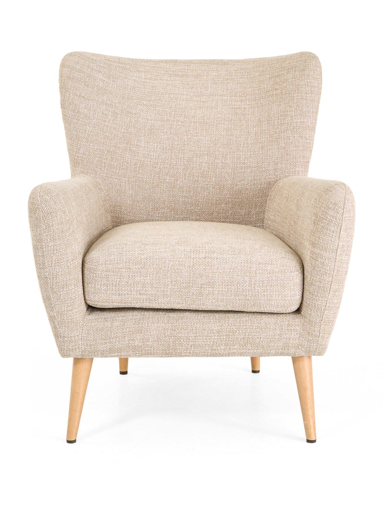 Image 2 of 7 of The Very Collection Dove Chunky Weave Wing Chair - FSC&reg; Certified