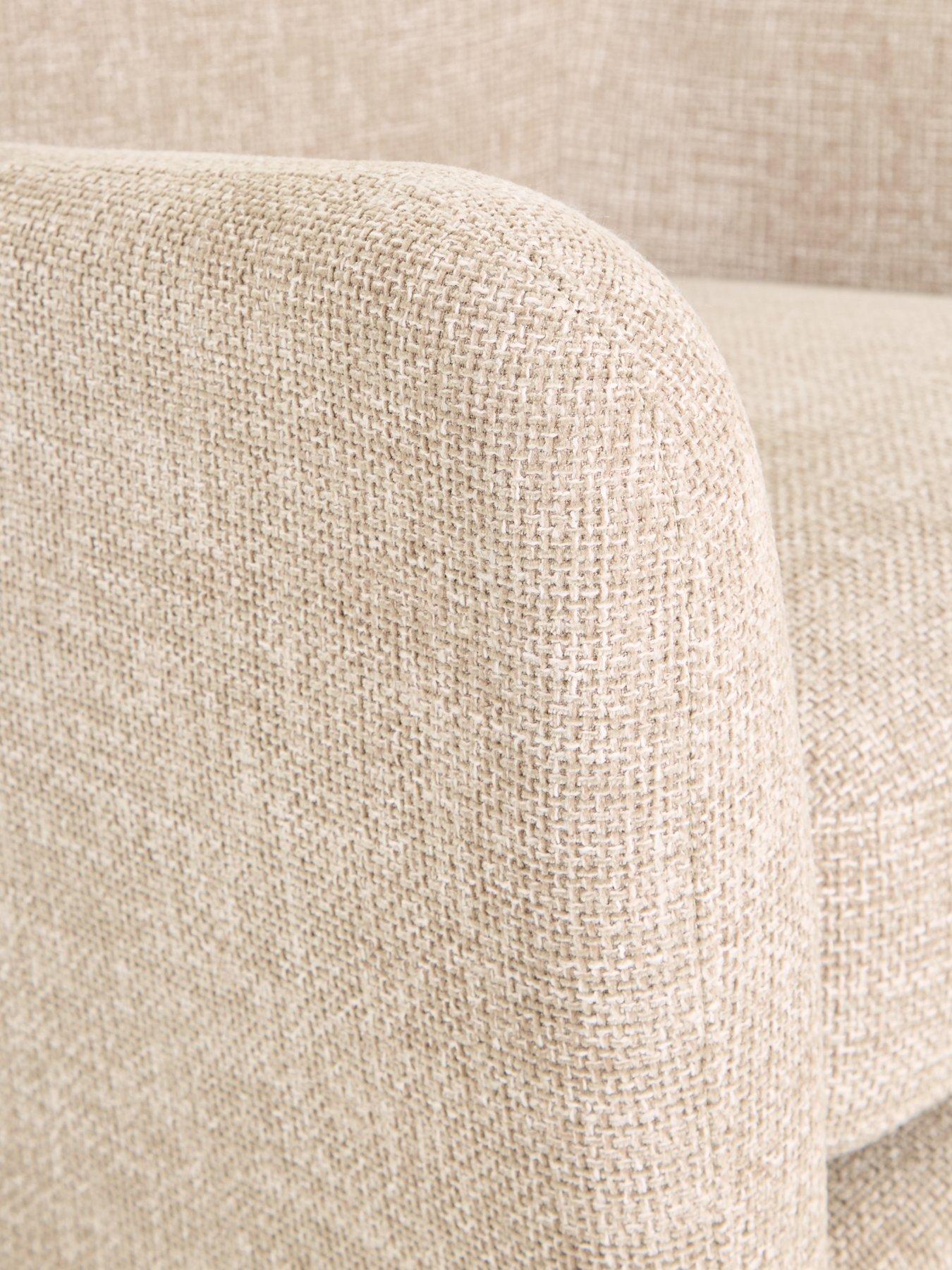 Image 4 of 7 of The Very Collection Dove Chunky Weave Wing Chair - FSC&reg; Certified