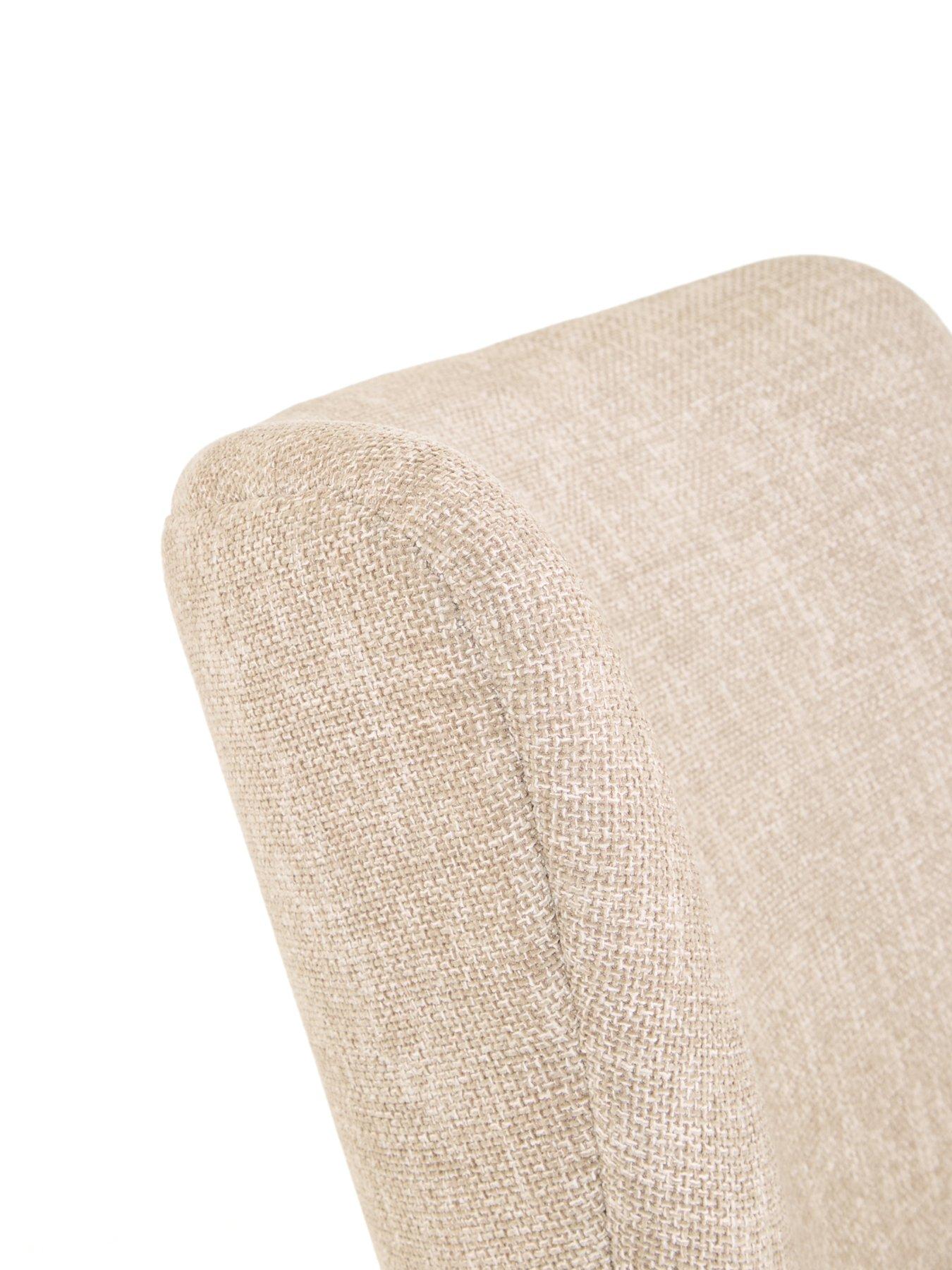Image 5 of 7 of The Very Collection Dove Chunky Weave Wing Chair - FSC&reg; Certified