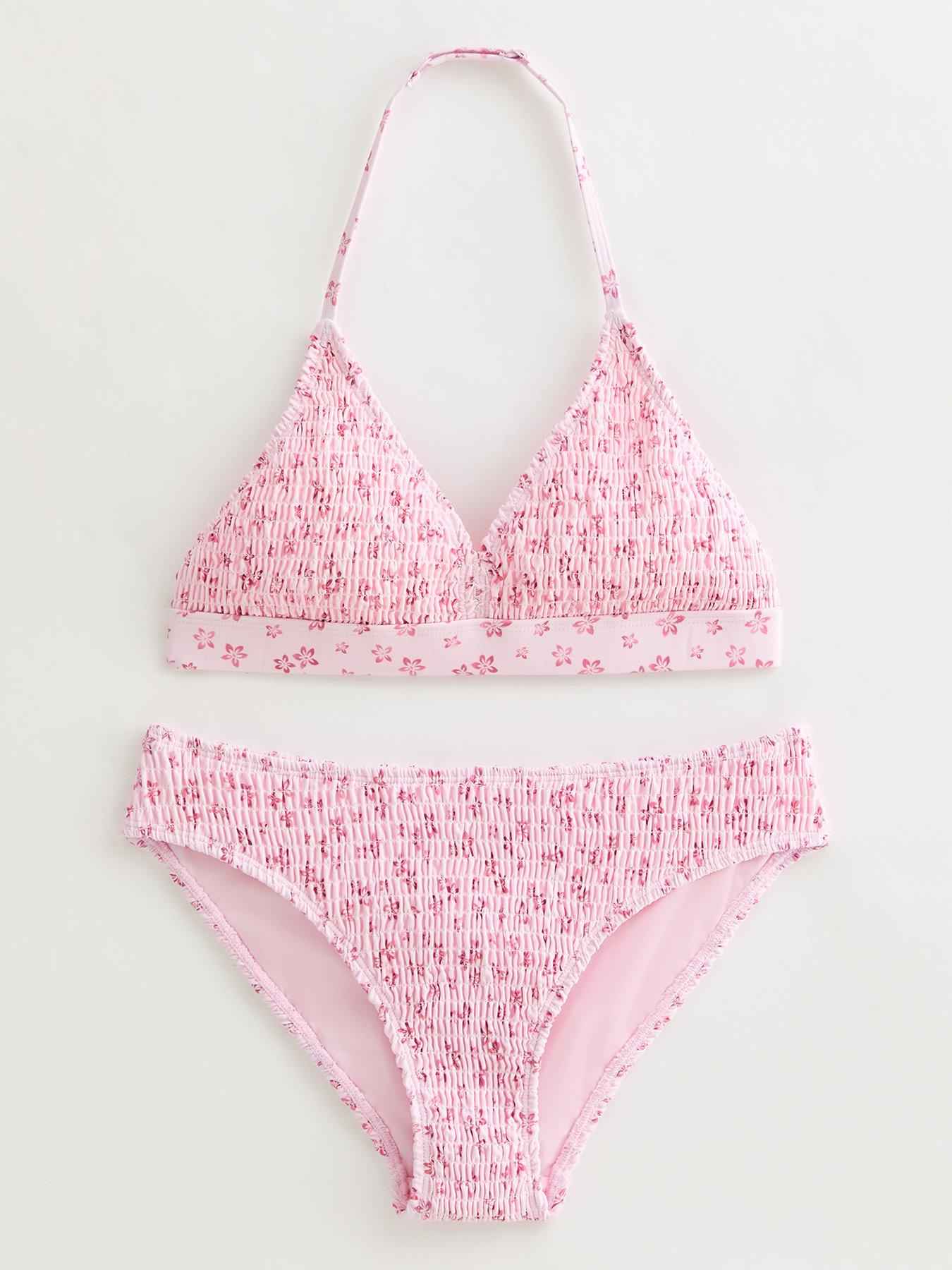 new-look-915-girls-floral-shirred-bikini-set-light-pink