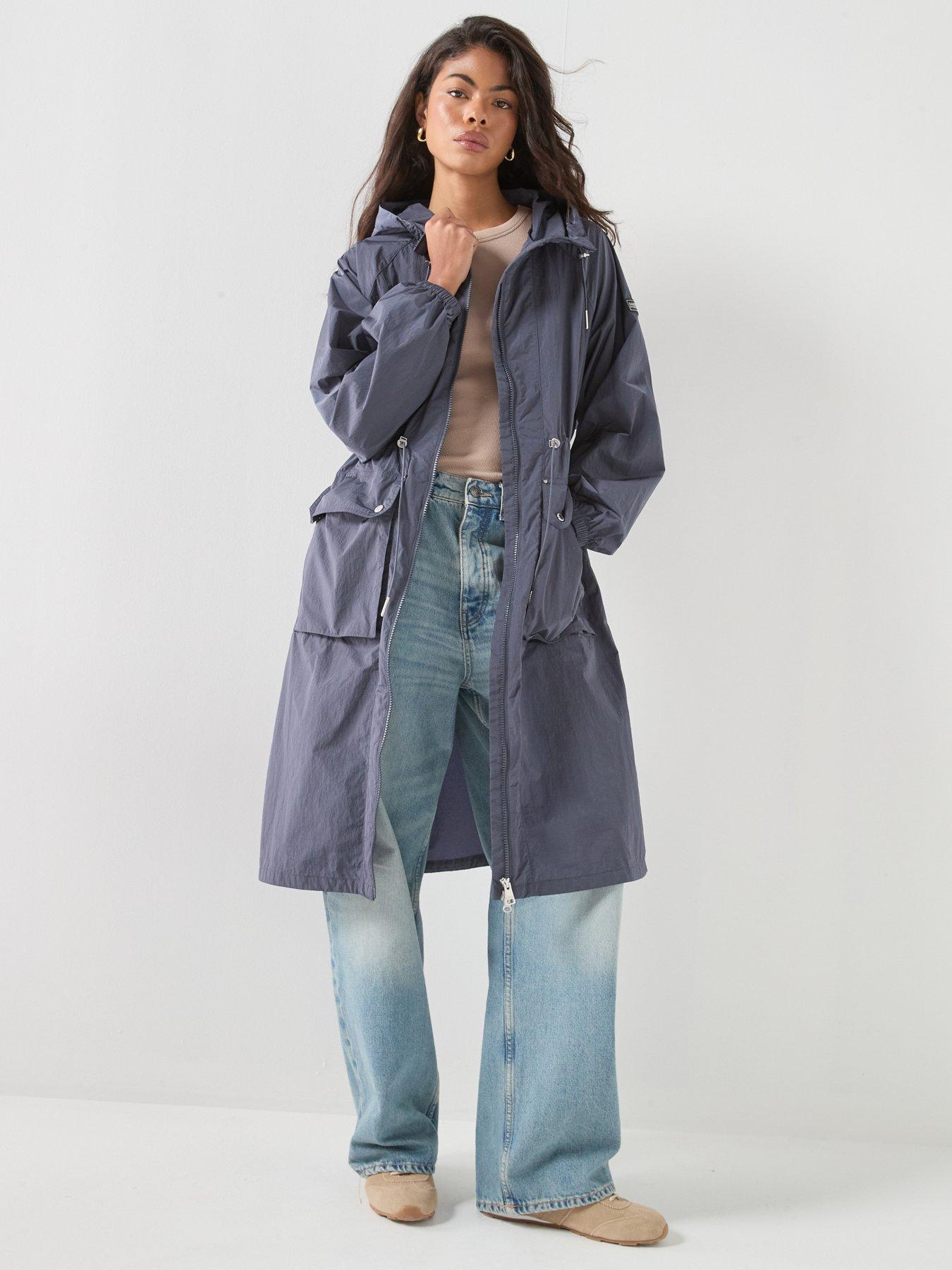 Image 3 of 6 of Barbour International BIntl Danica Showerproof Jacket - White
