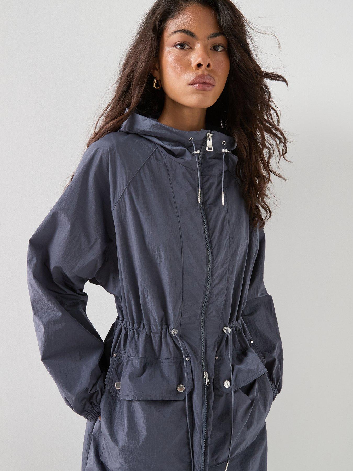 Image 5 of 6 of Barbour International BIntl Danica Showerproof Jacket - White
