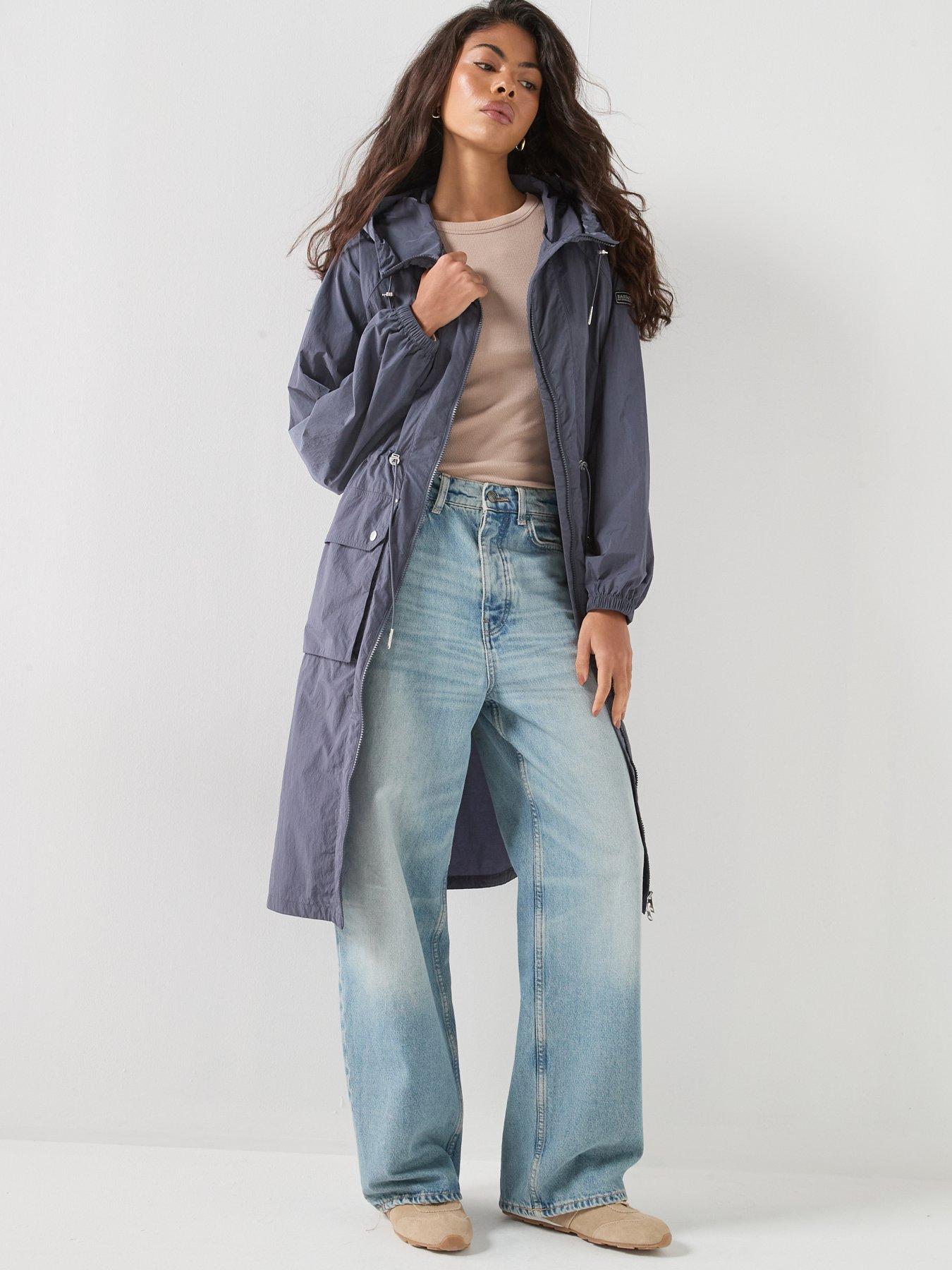 Image 6 of 6 of Barbour International BIntl Danica Showerproof Jacket - White