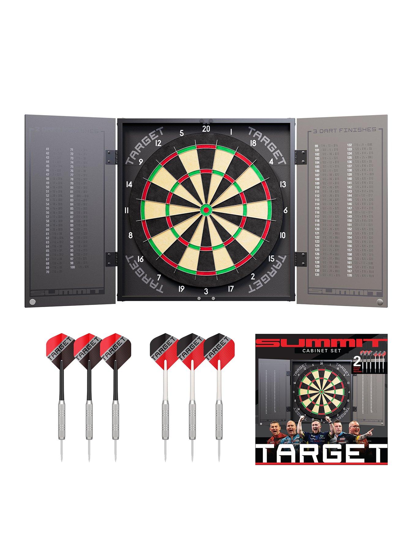 Target Summit Cabinet & Slim Dartboard Set