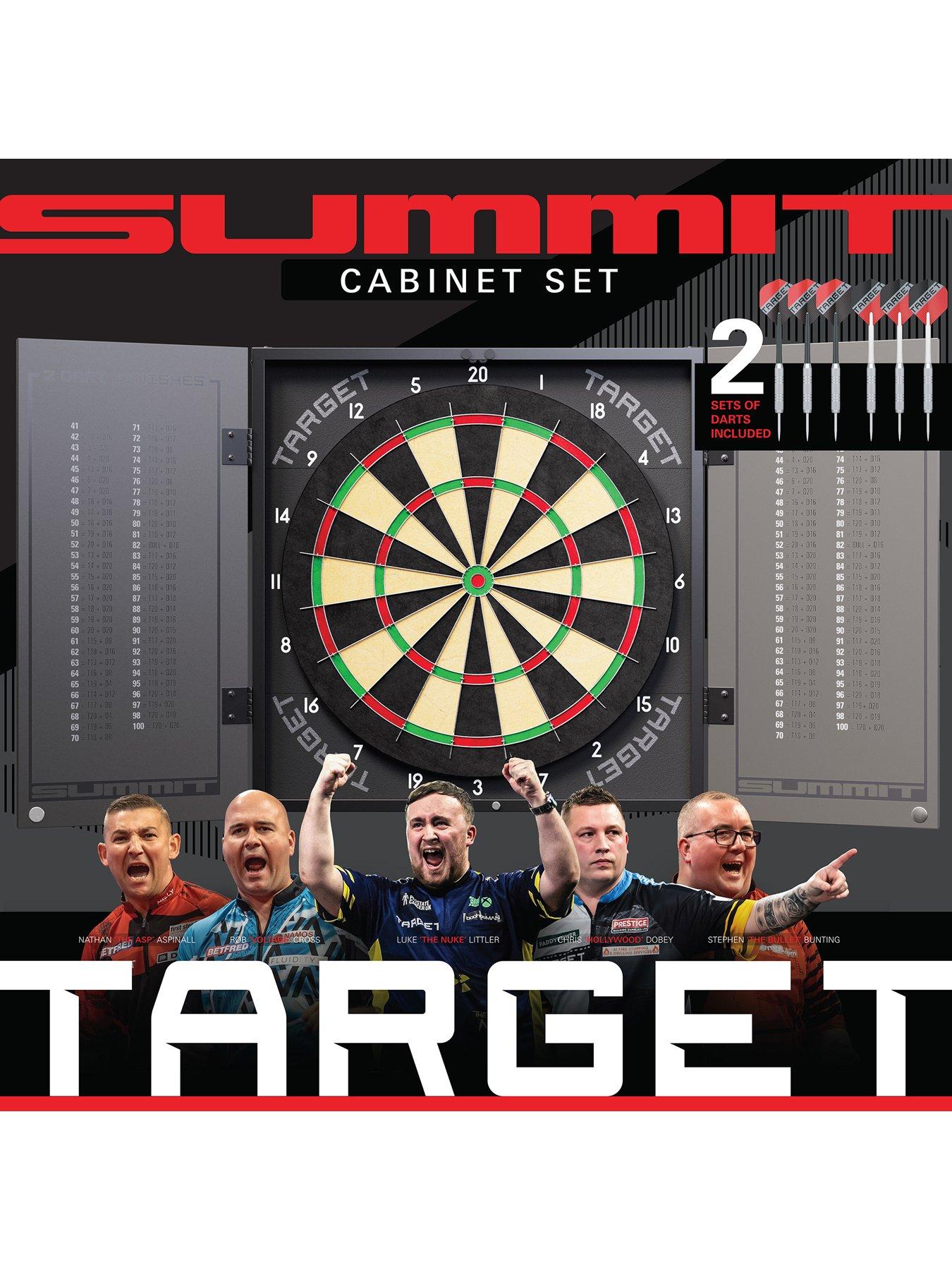 Image 2 of 7 of Target Summit Cabinet & Slim Dartboard Set