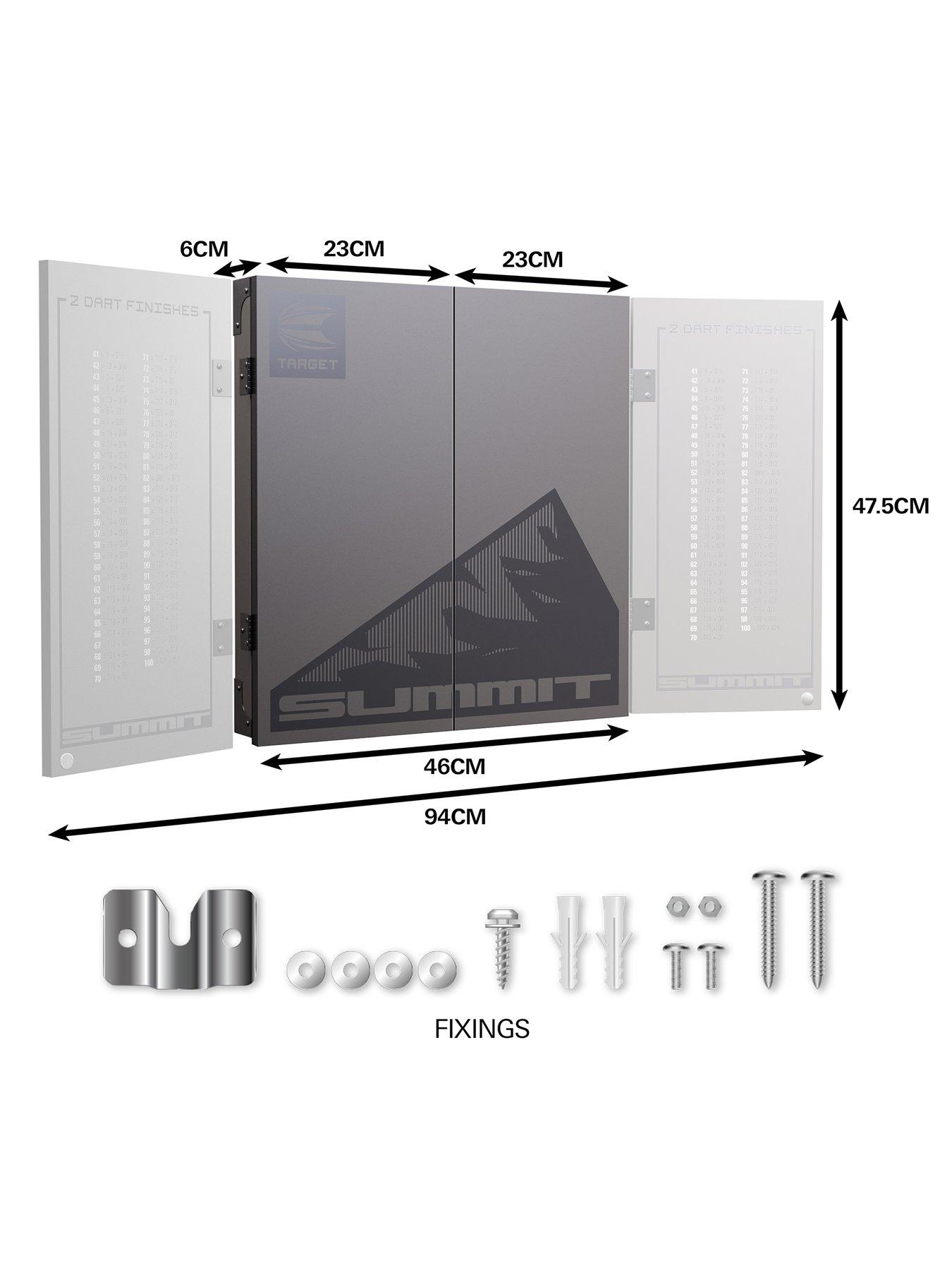 Image 5 of 7 of Target Summit Cabinet & Slim Dartboard Set