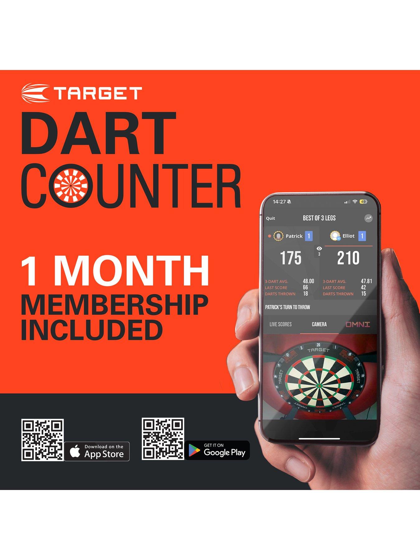Image 7 of 7 of Target Summit Cabinet & Slim Dartboard Set