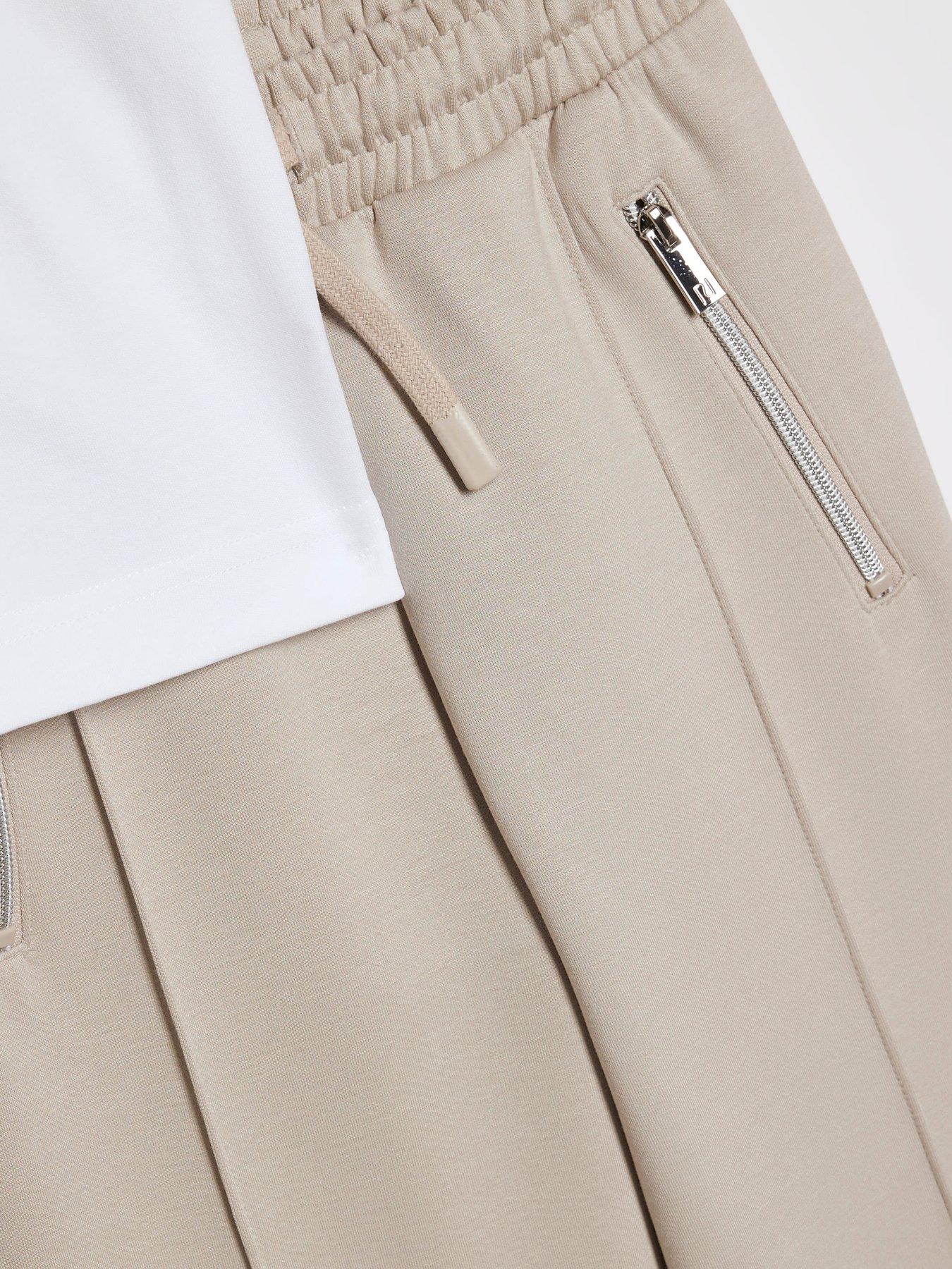  image of river-island-older-boys-3-piece-jacket-set-beige