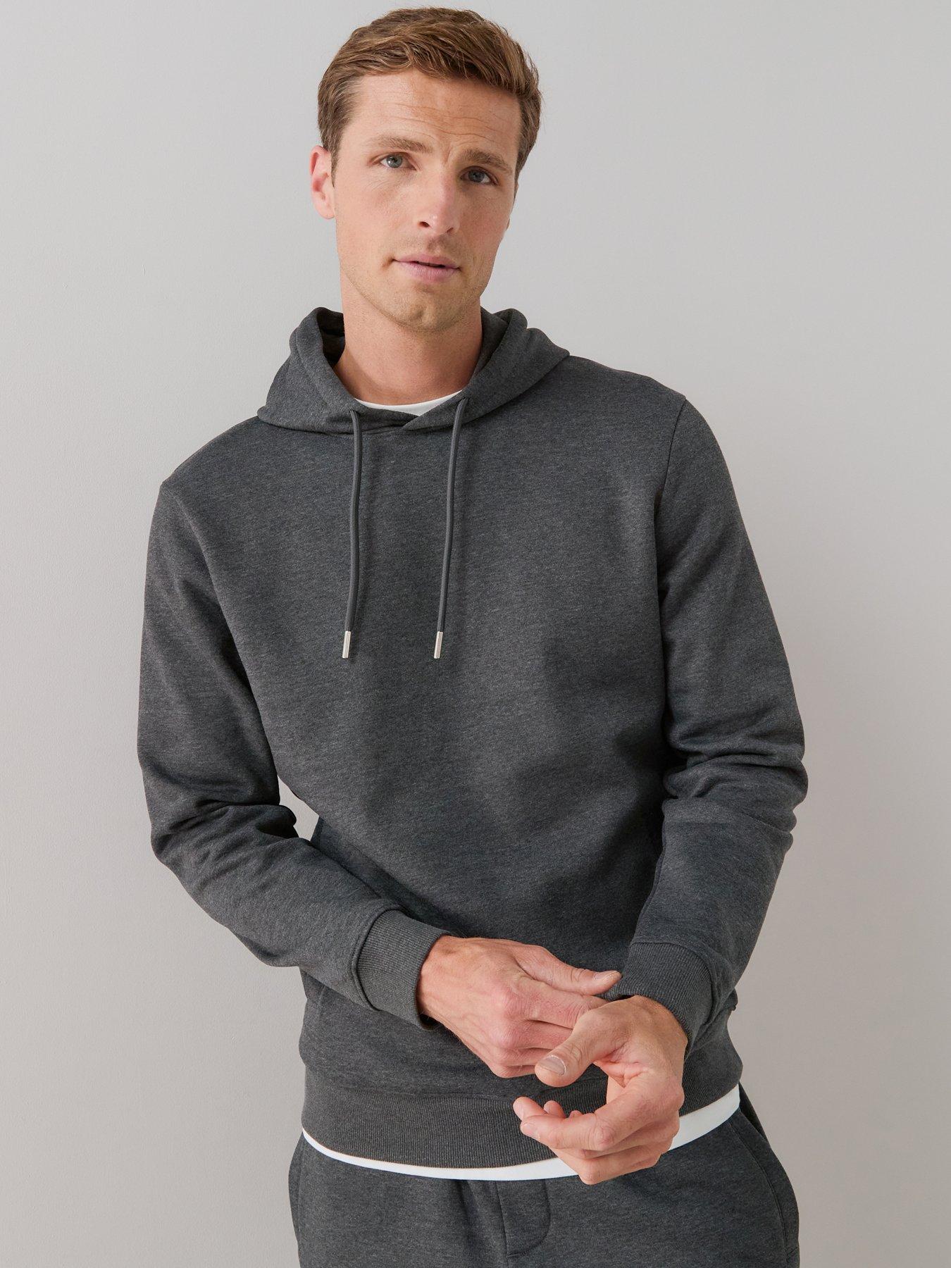 The Very Collection Essential Overhead Hoodie - Charcoal