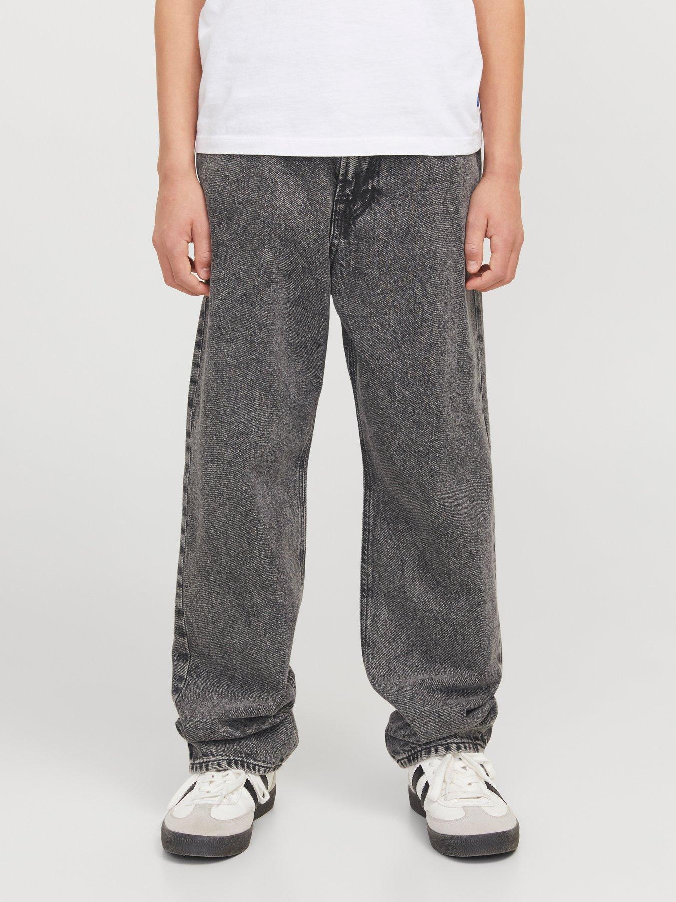 Jack & Jones Junior Boys Chris Original 854 Relaxed Jeans - Grey Denim