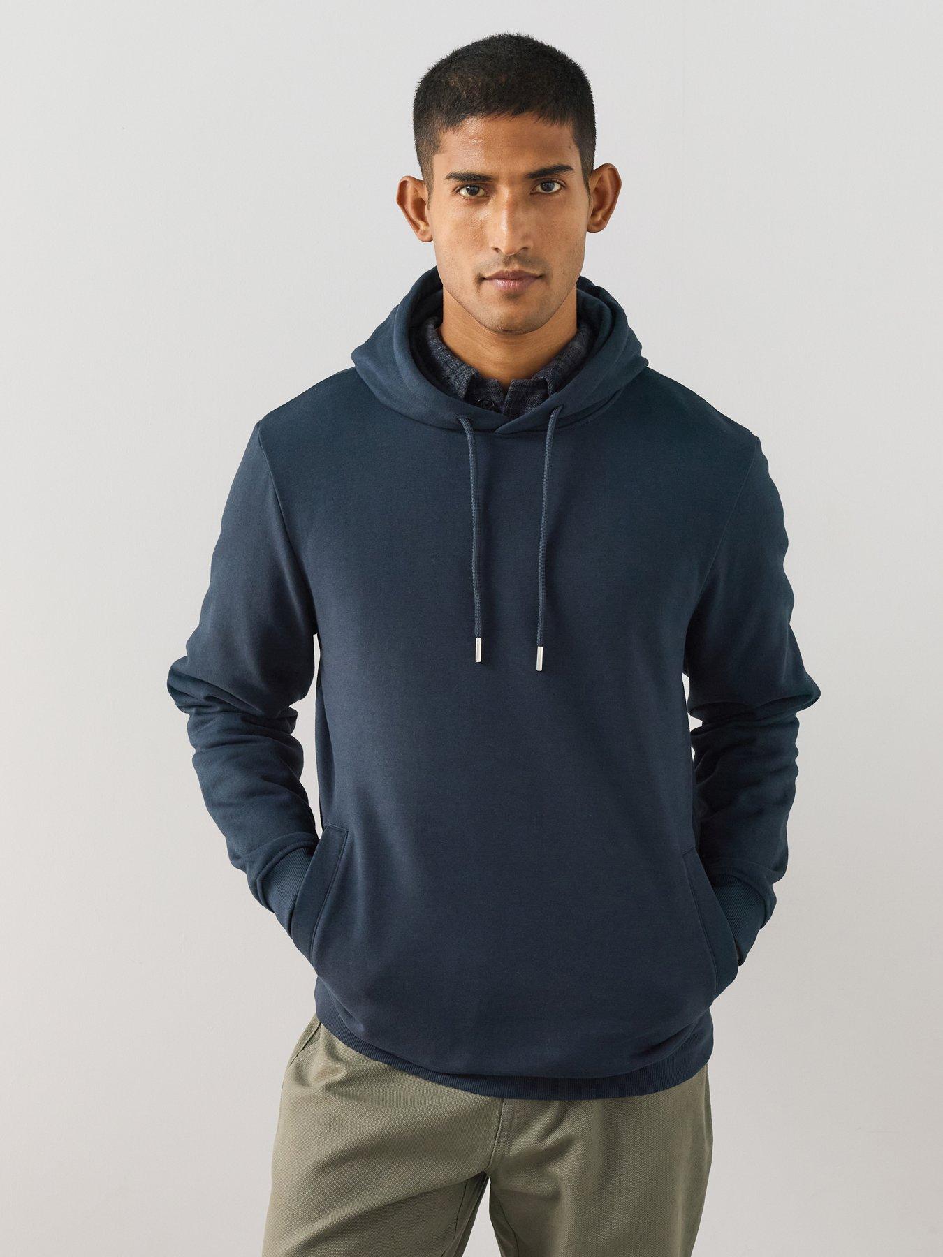 Image 1 of 7 of The Very Collection Essential Overhead Hoodie - Navy