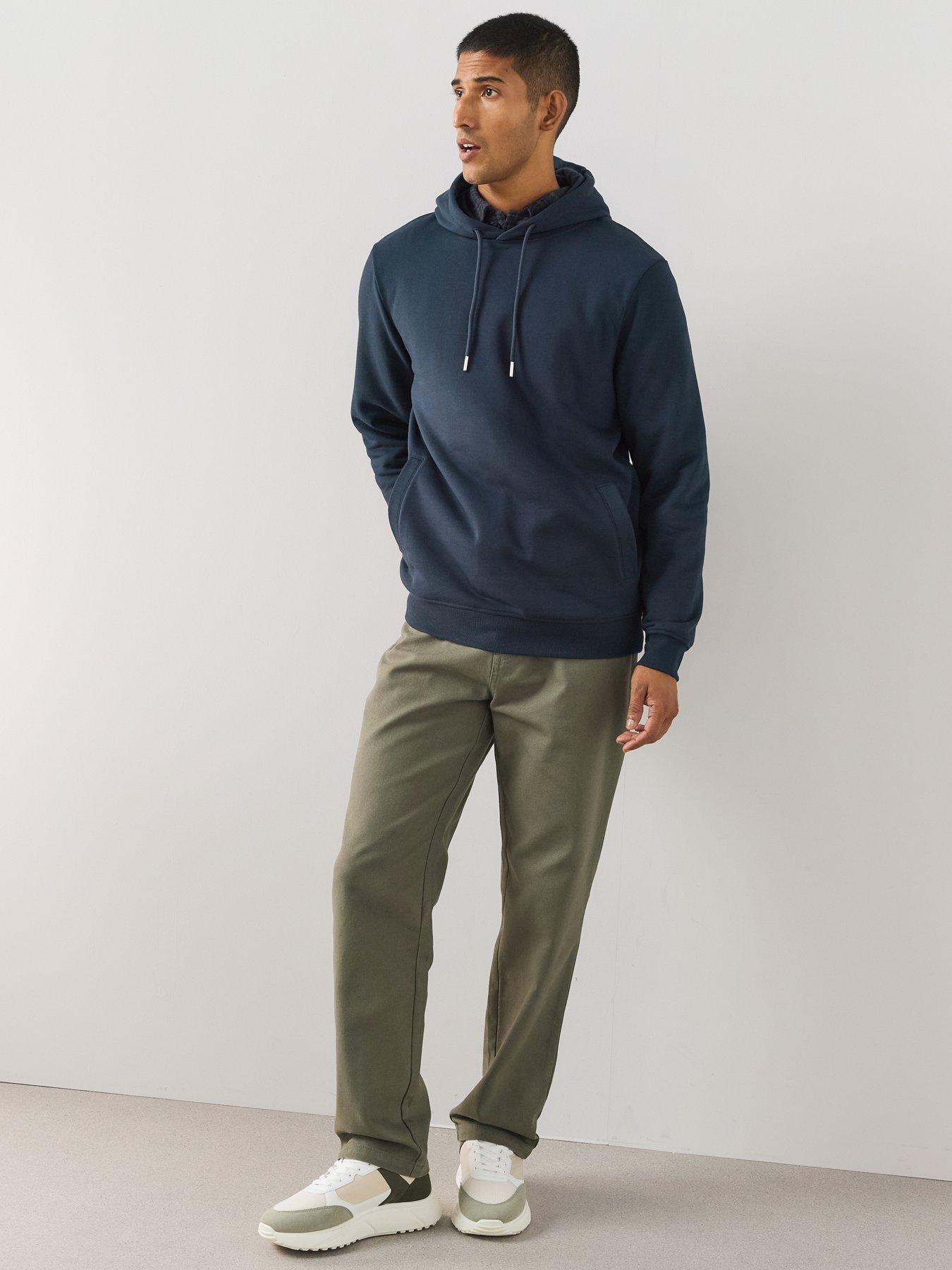 Image 3 of 7 of The Very Collection Essential Overhead Hoodie - Navy