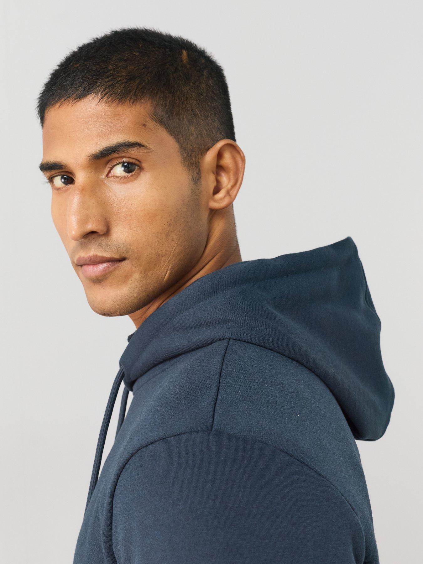 Image 6 of 7 of The Very Collection Essential Overhead Hoodie - Navy