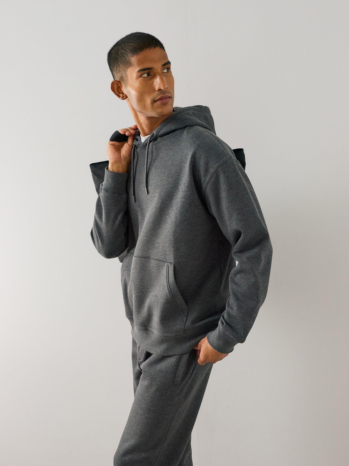 Image 1 of 7 of The Very Collection Essential Oversized Hoodie - Charcoal