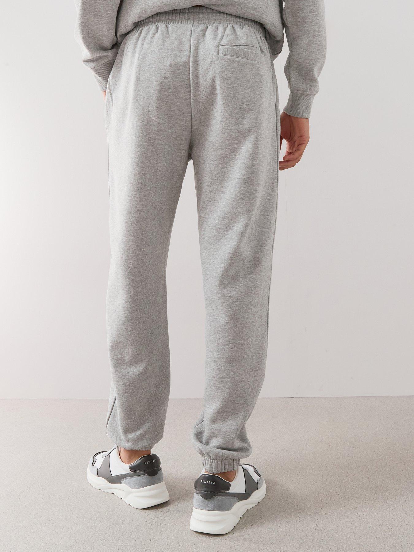 Image 2 of 7 of The Very Collection Essential Cuffed Joggers - Grey
