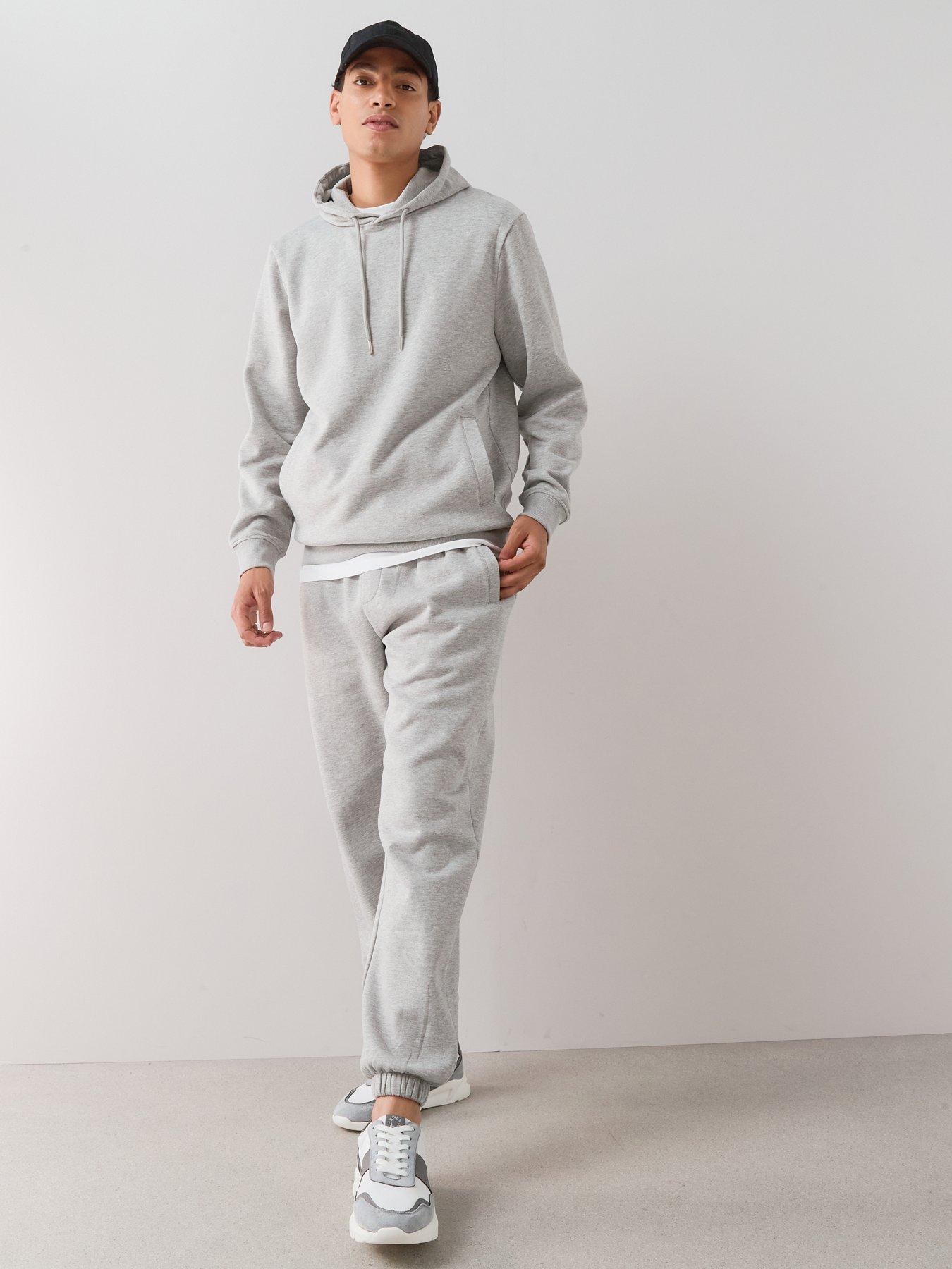 Image 3 of 7 of The Very Collection Essential Cuffed Joggers - Grey