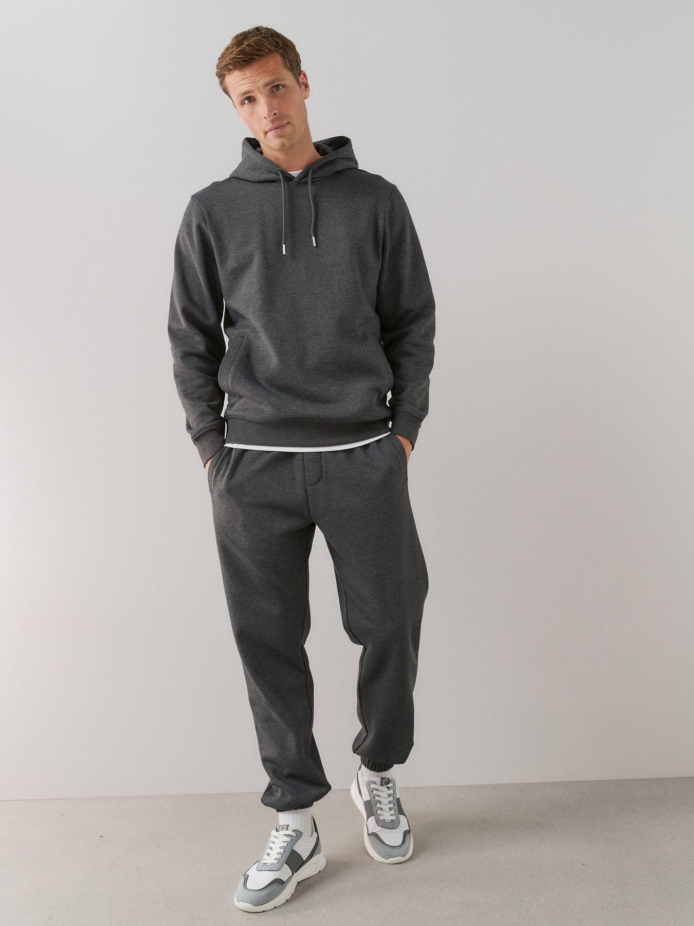 The Very Collection Essentials Overhead Tracksuit - Charcoal