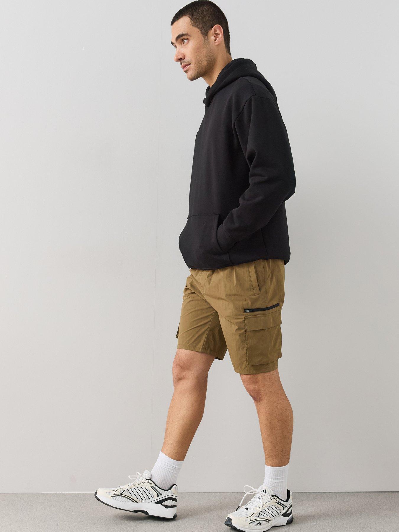 Image 1 of 6 of The Very Collection Tech Shorts - Brown