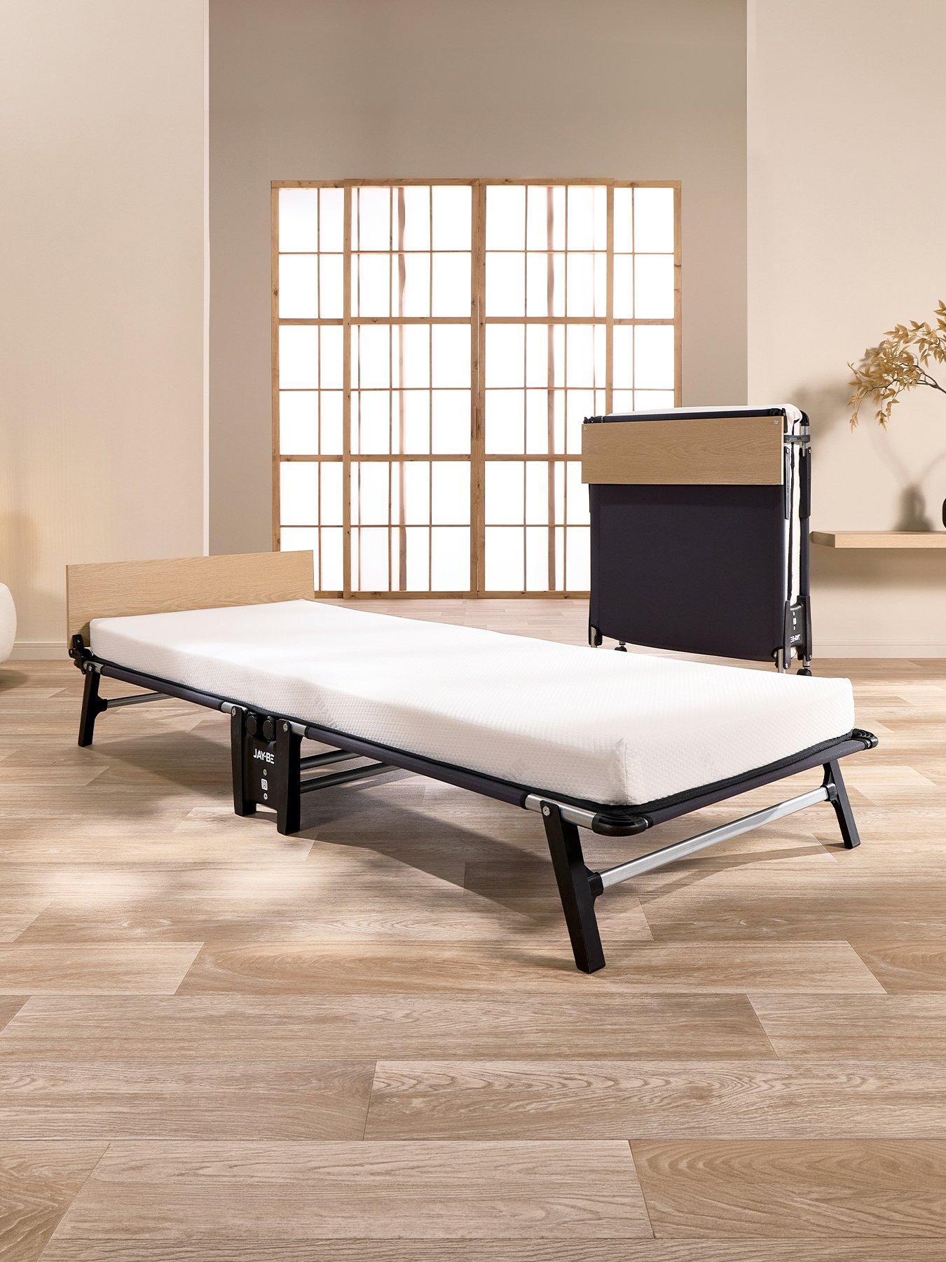 Jaybe Jay-Be QM80 Quick Folding Bed with Memory Mattress, Single