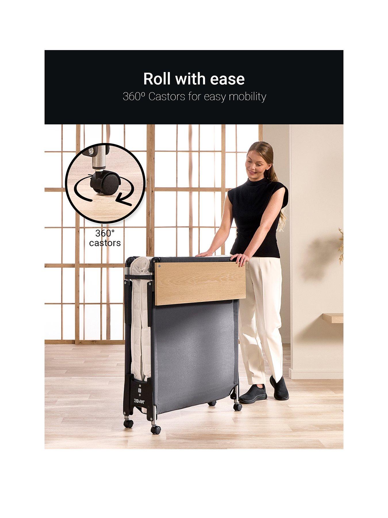 Image 2 of 8 of Jaybe QP80 Quick Folding Bed with Pocket Sprung Mattress, Single