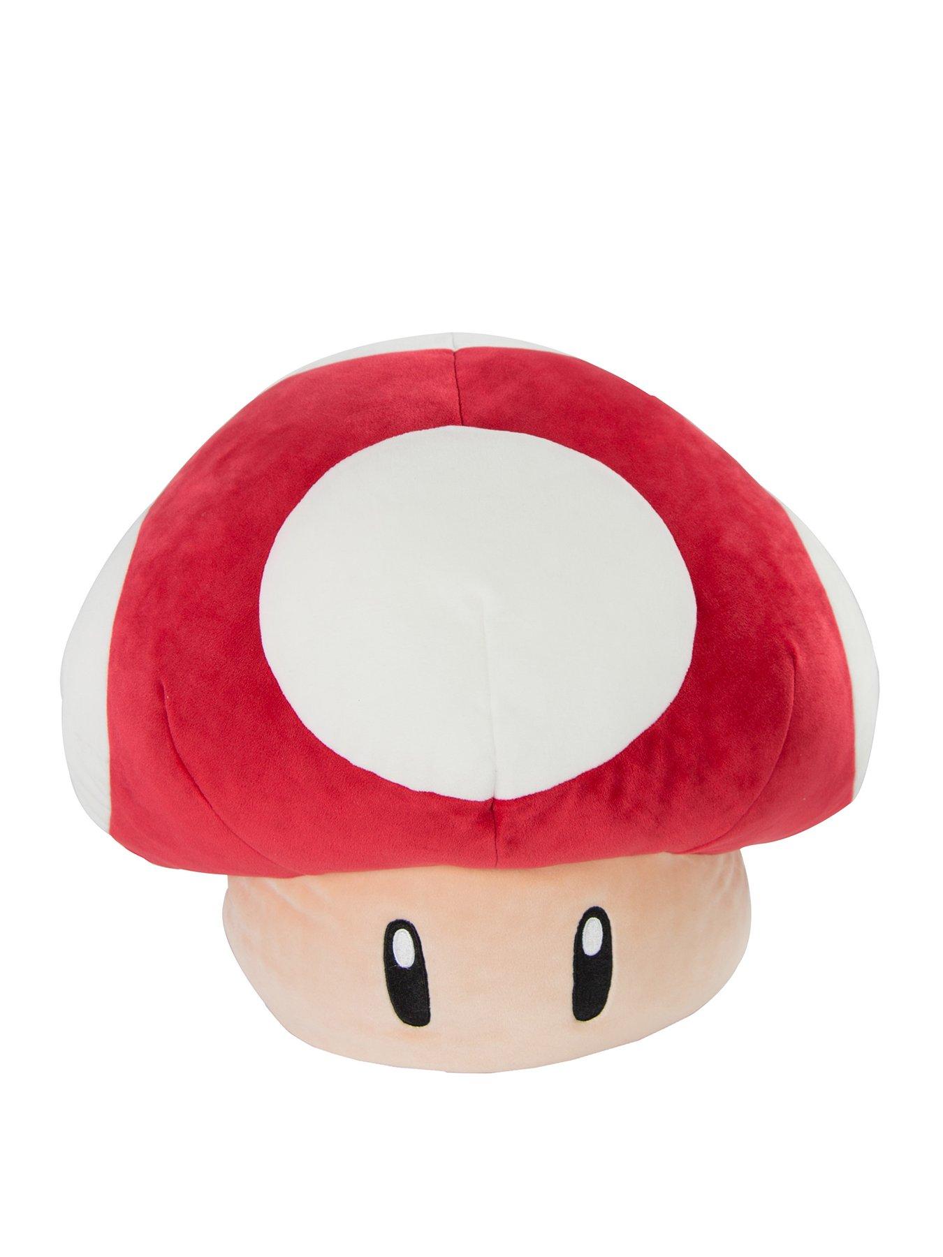  image of super-mario-super-mario-super-red-mushroom-large-mega-plush
