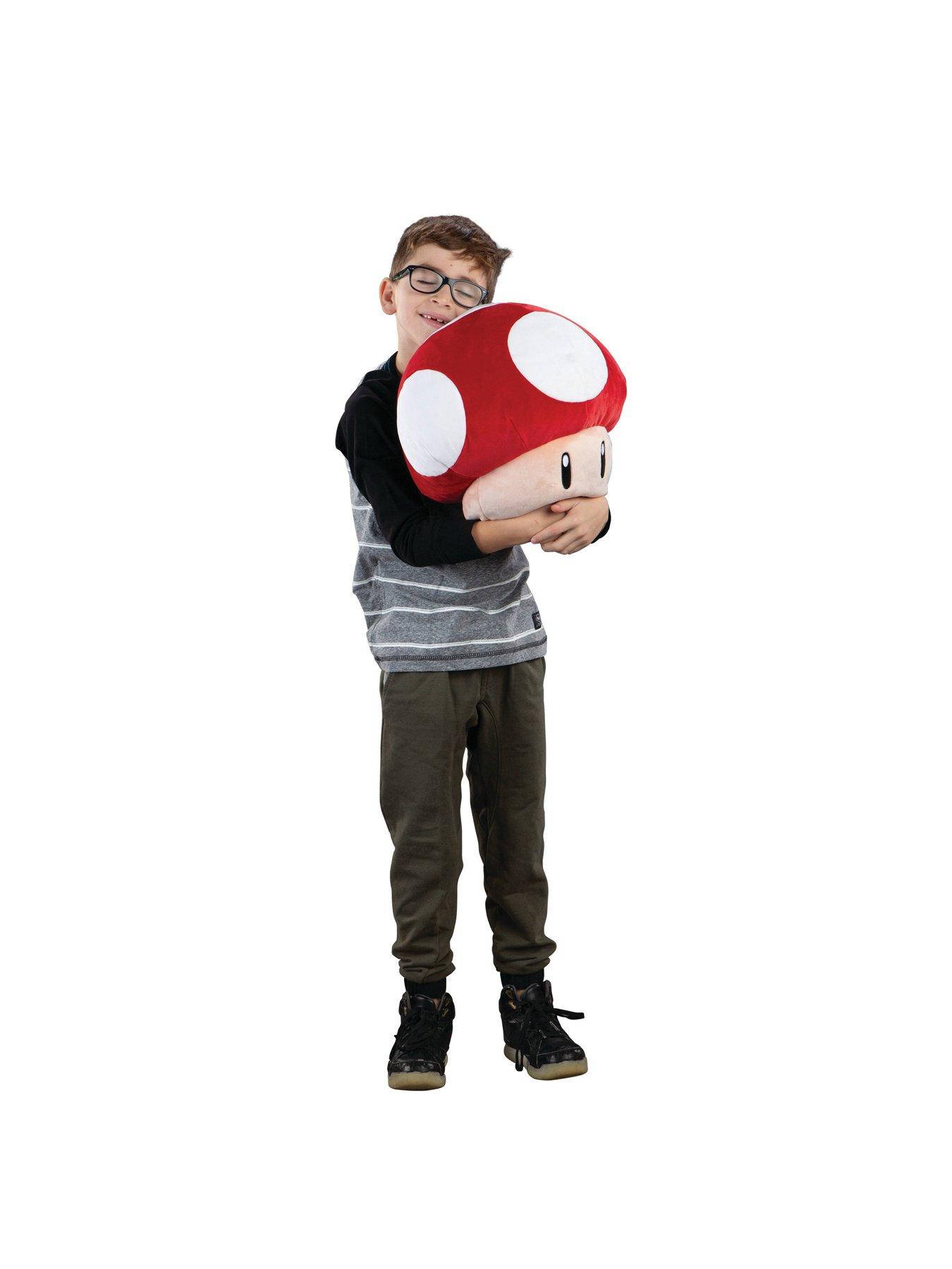 image of super-mario-super-mario-super-red-mushroom-large-mega-plush