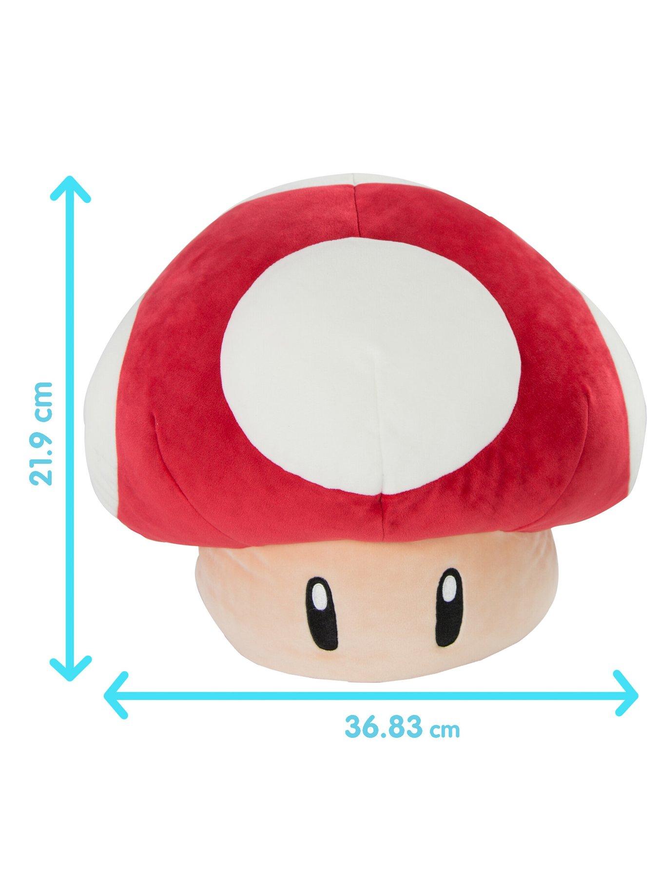  image of super-mario-super-mario-super-red-mushroom-large-mega-plush