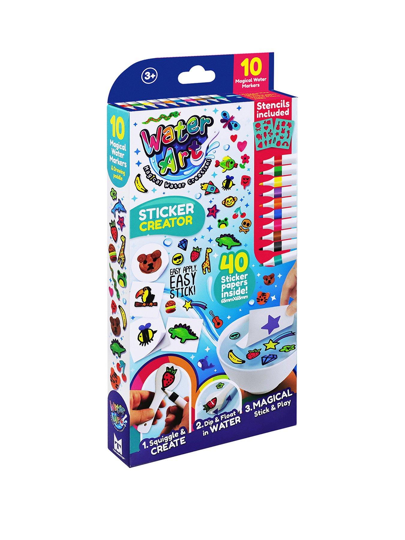 Image 1 of 8 of Brainstorm Toys Water Art Sticker Set