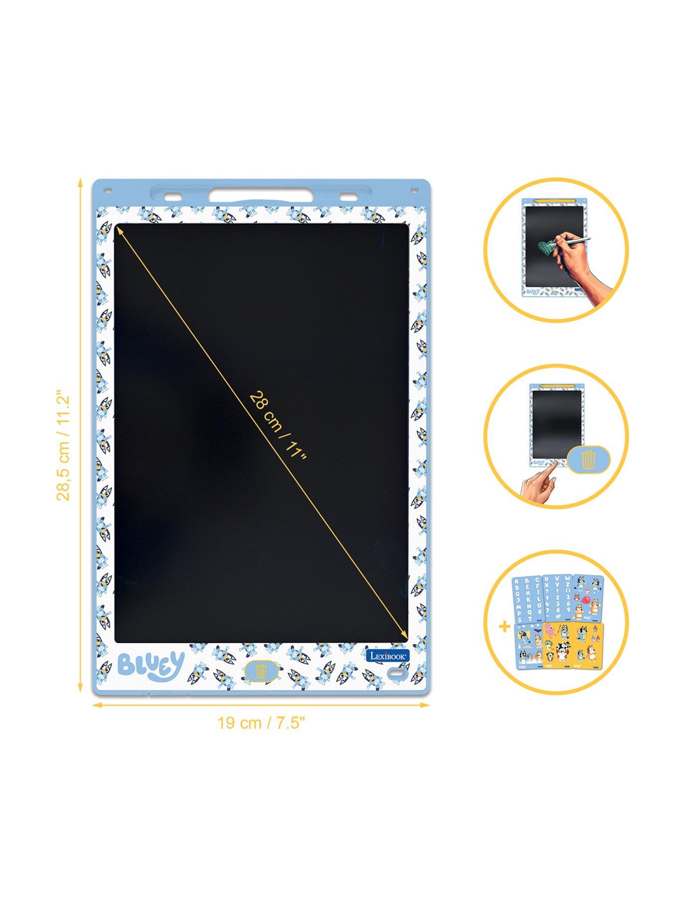  image of bluey-bluey-11-multicolor-learning-drawing-e-ink-tablet-with-stencils