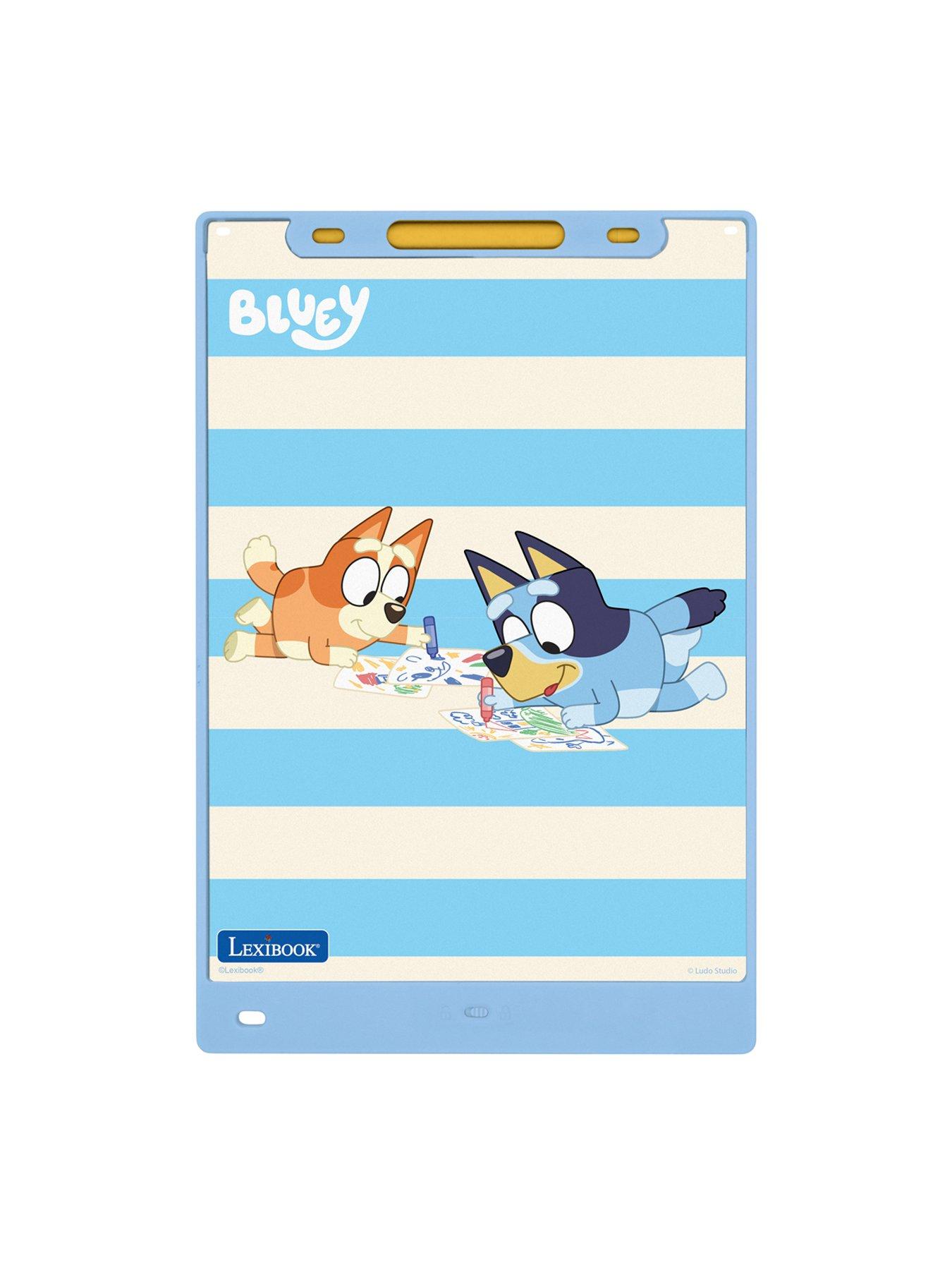  image of bluey-bluey-11-multicolor-learning-drawing-e-ink-tablet-with-stencils