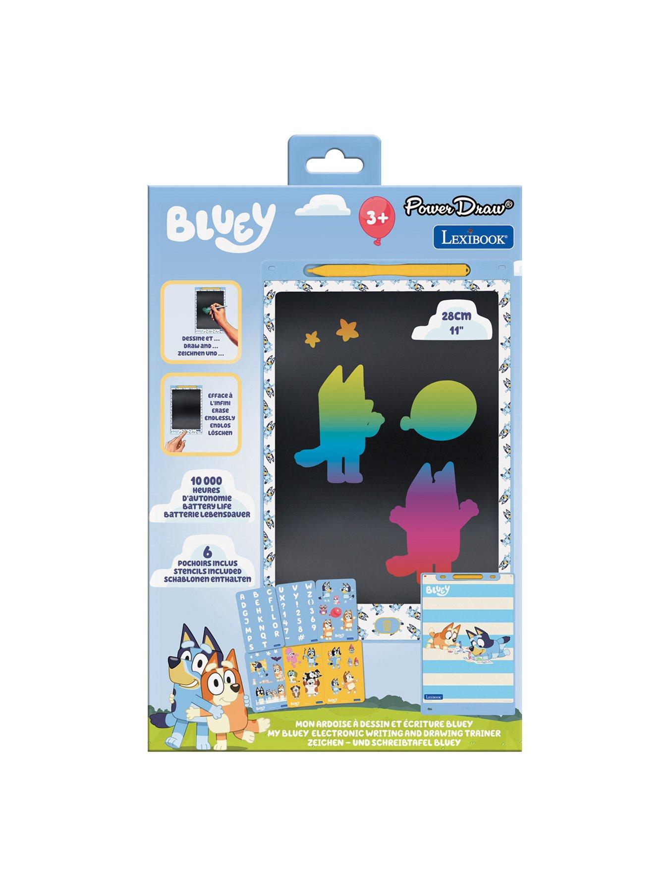  image of bluey-bluey-11-multicolor-learning-drawing-e-ink-tablet-with-stencils